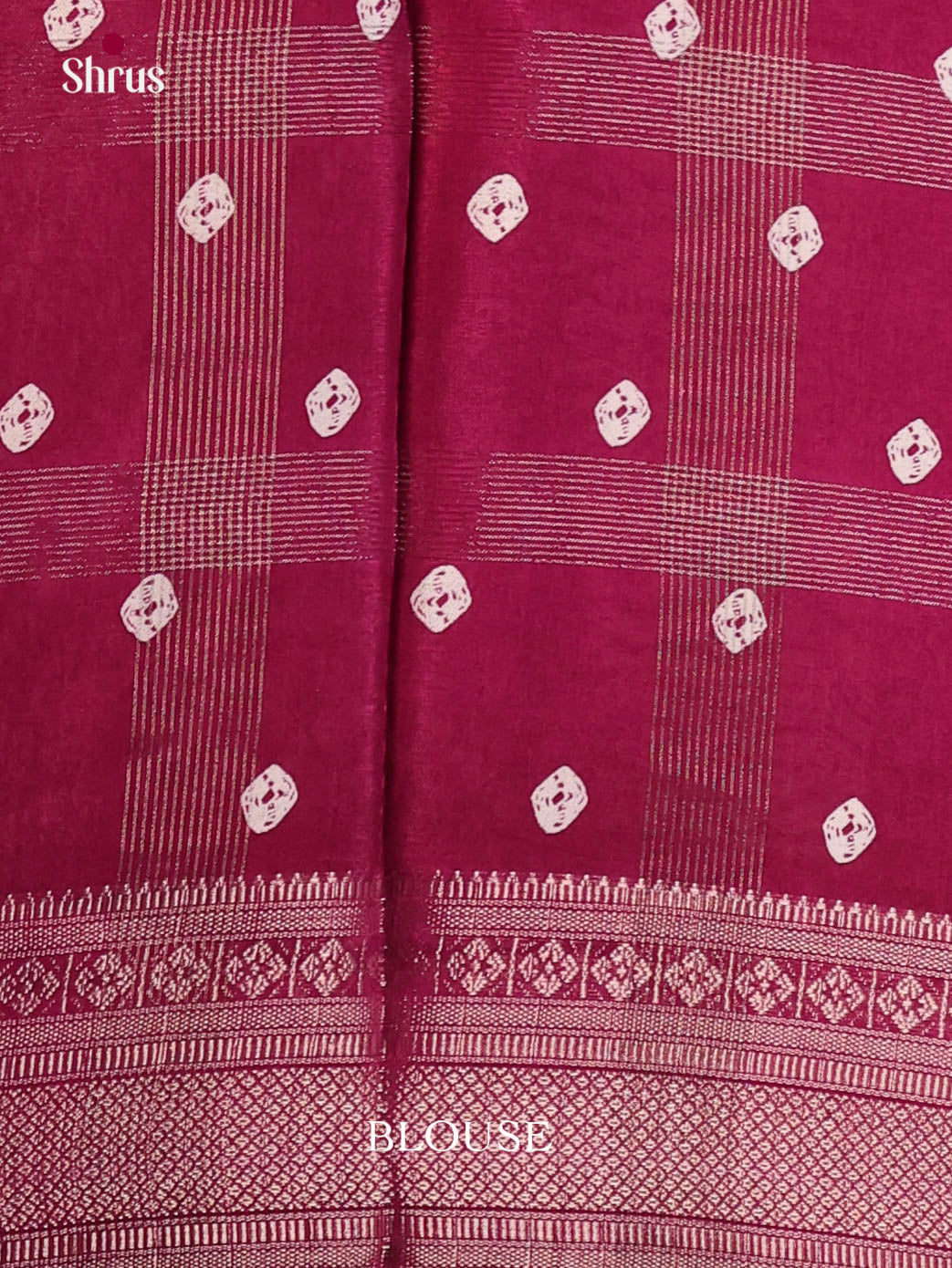 Maroon - Semi Crepe Saree - Shop on Shrus.com