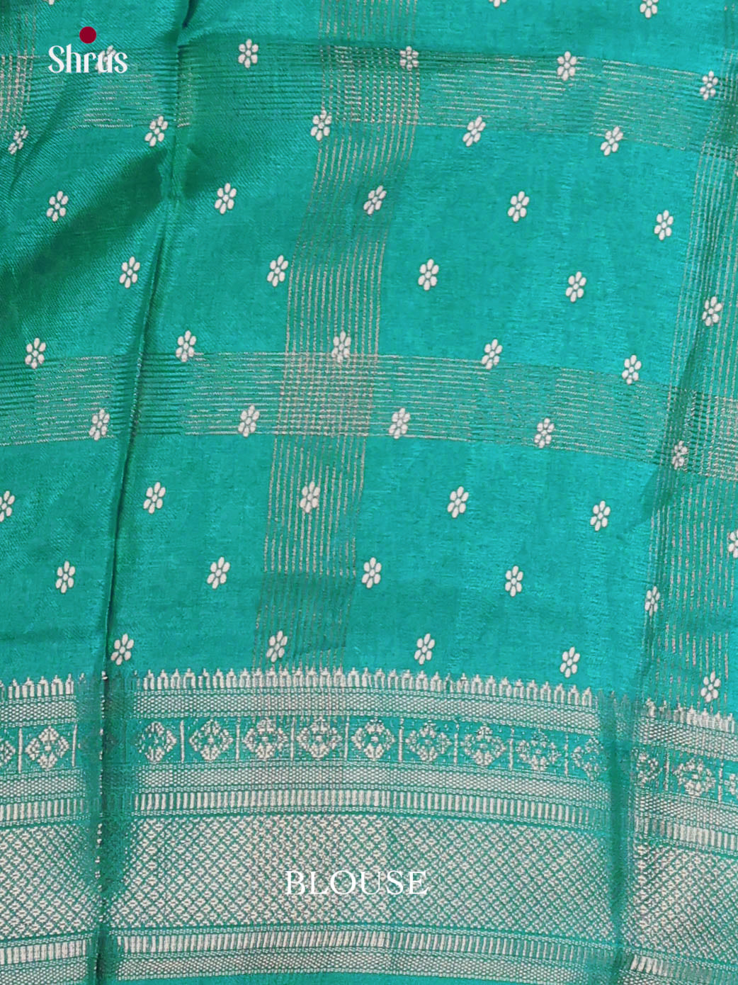 Green - Semi Crepe Saree - Shop on Shrus.com