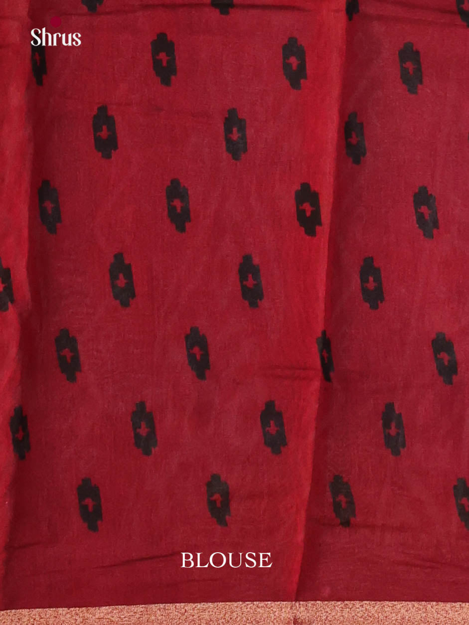 Black & Red - Art Modal Saree