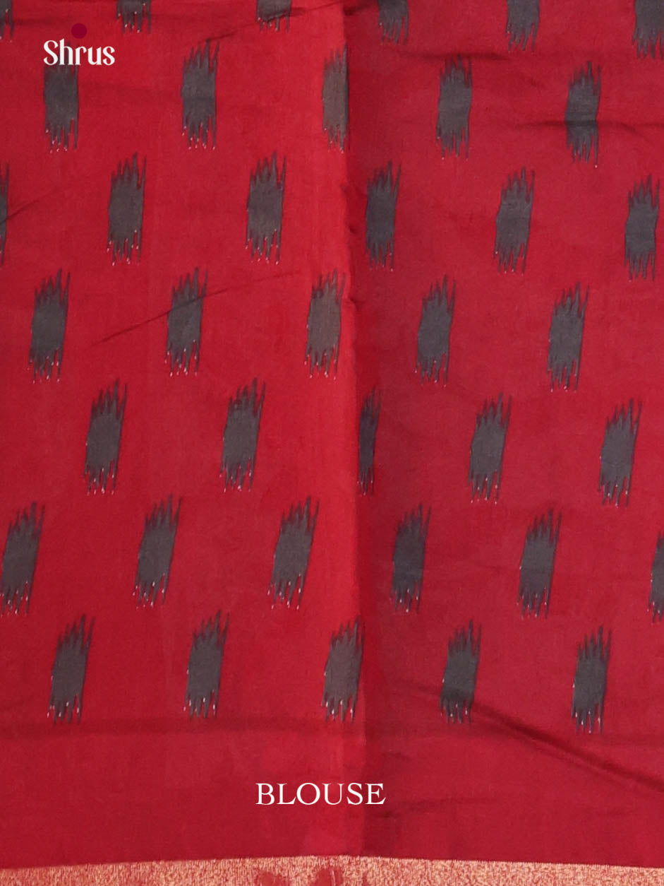 Black & Red - Art Modal Saree