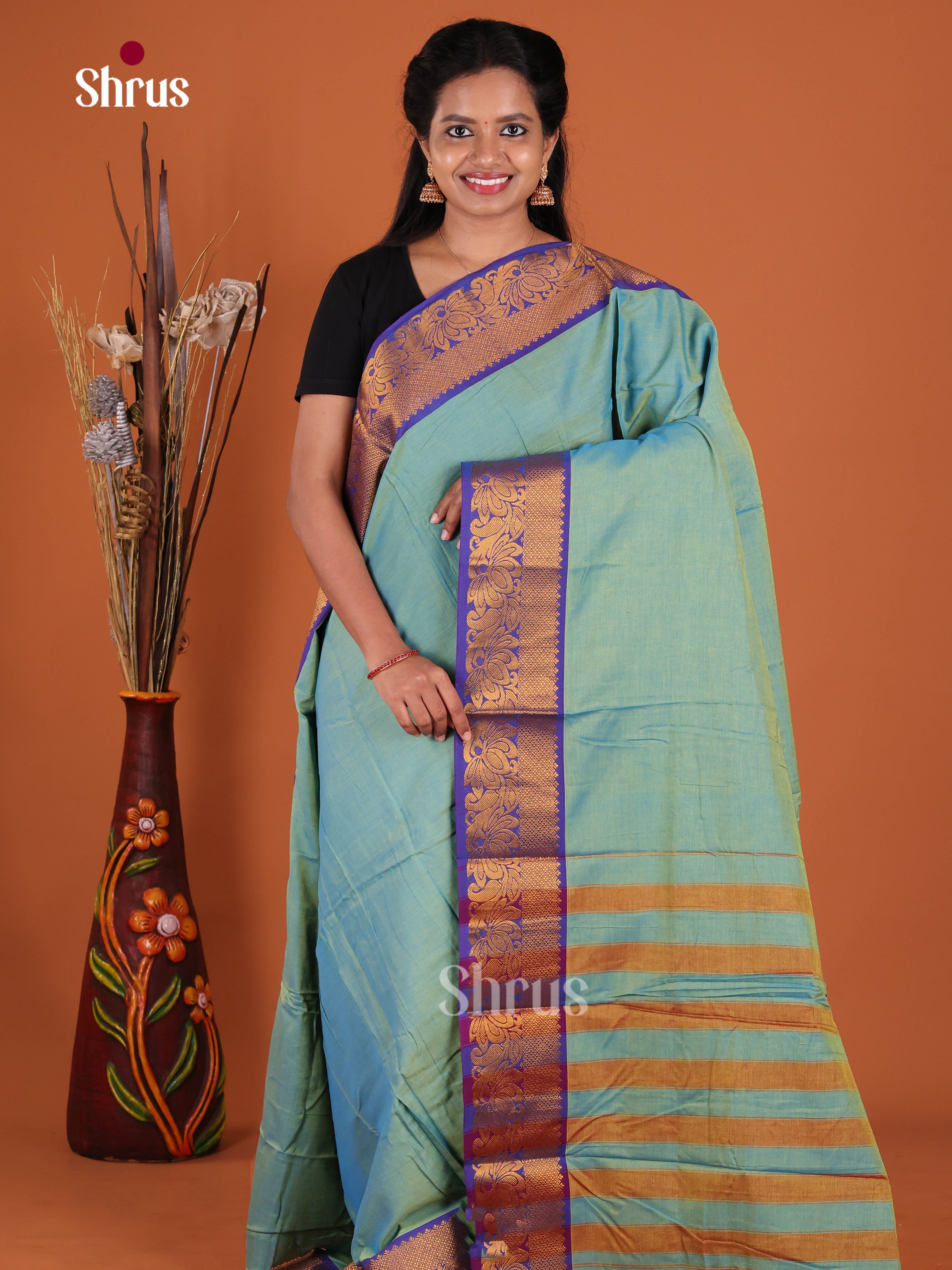 DJS10303 - Narayanpet Cotton Saree