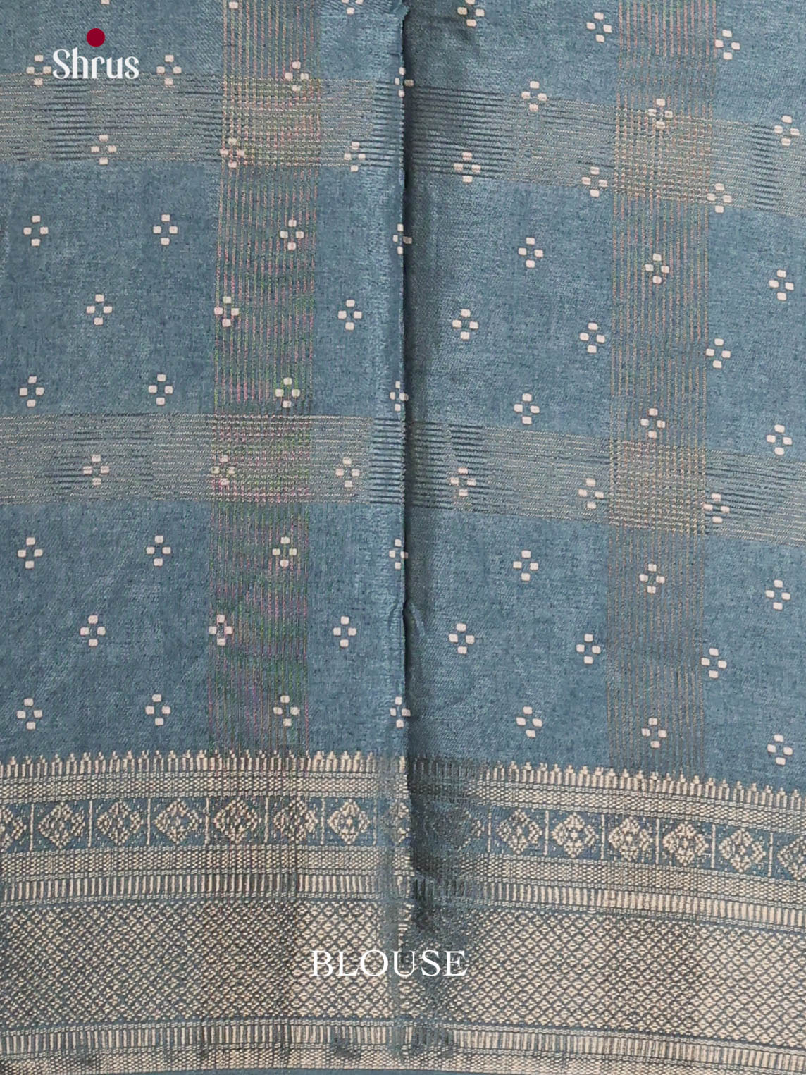 Blue- Semi Crepe Saree