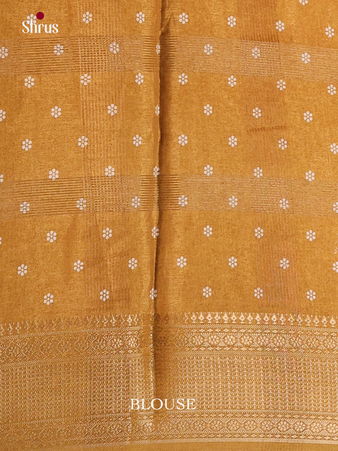 Mustard- Semi Crepe Saree - Shop on Shrus.com