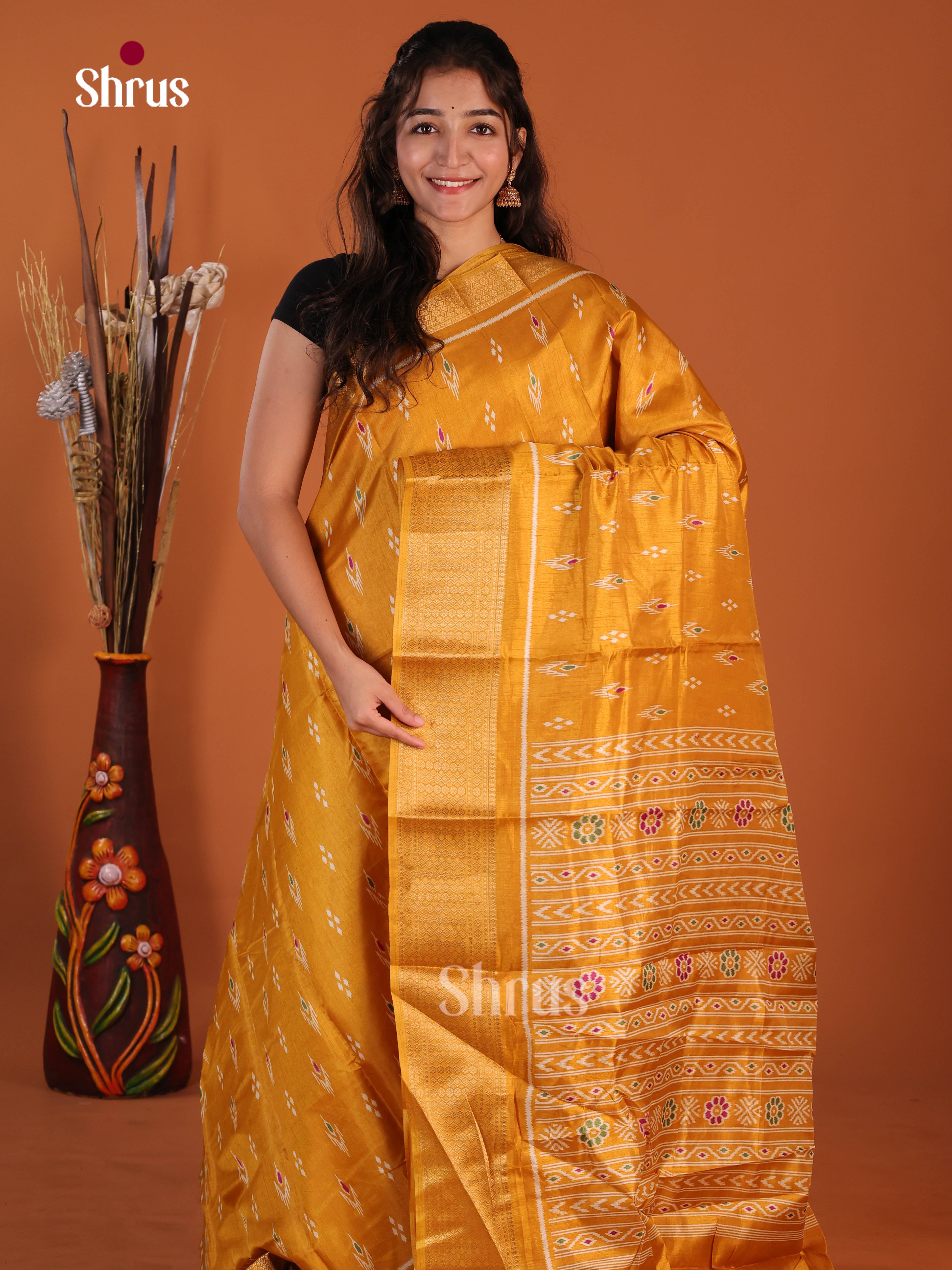 DJS10557 - Semi Crepe Saree - Shop on Shrus.com