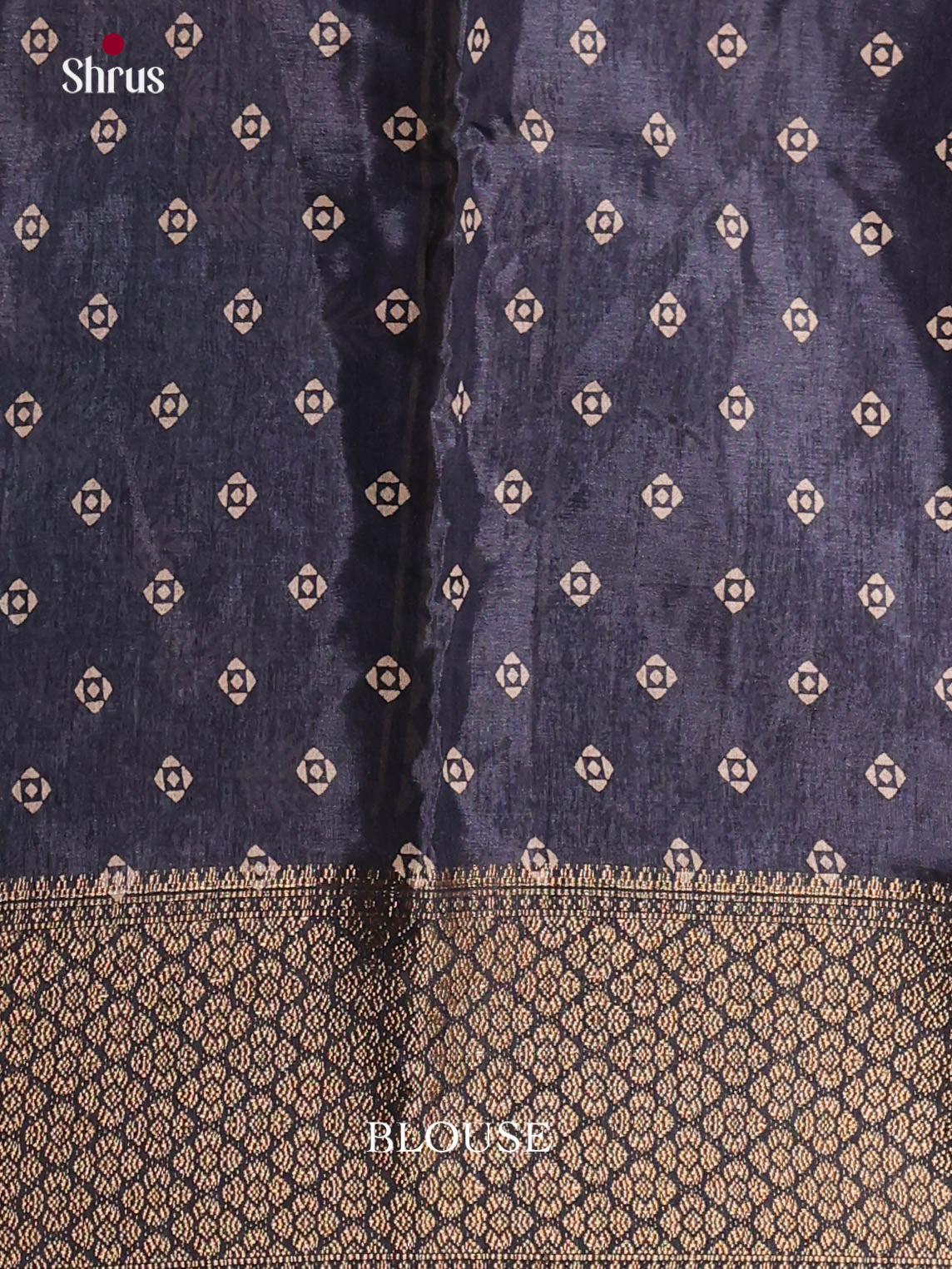 Blue- Semi Crepe Saree