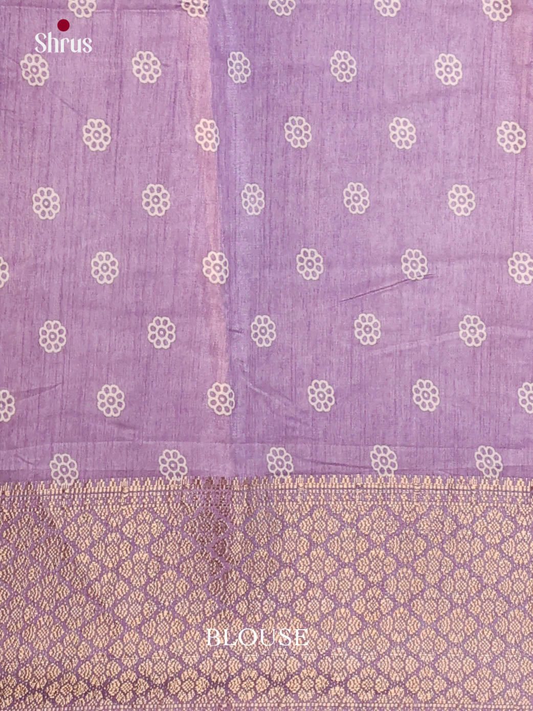 Lavender- Semi Crepe Saree - Shop on Shrus.com