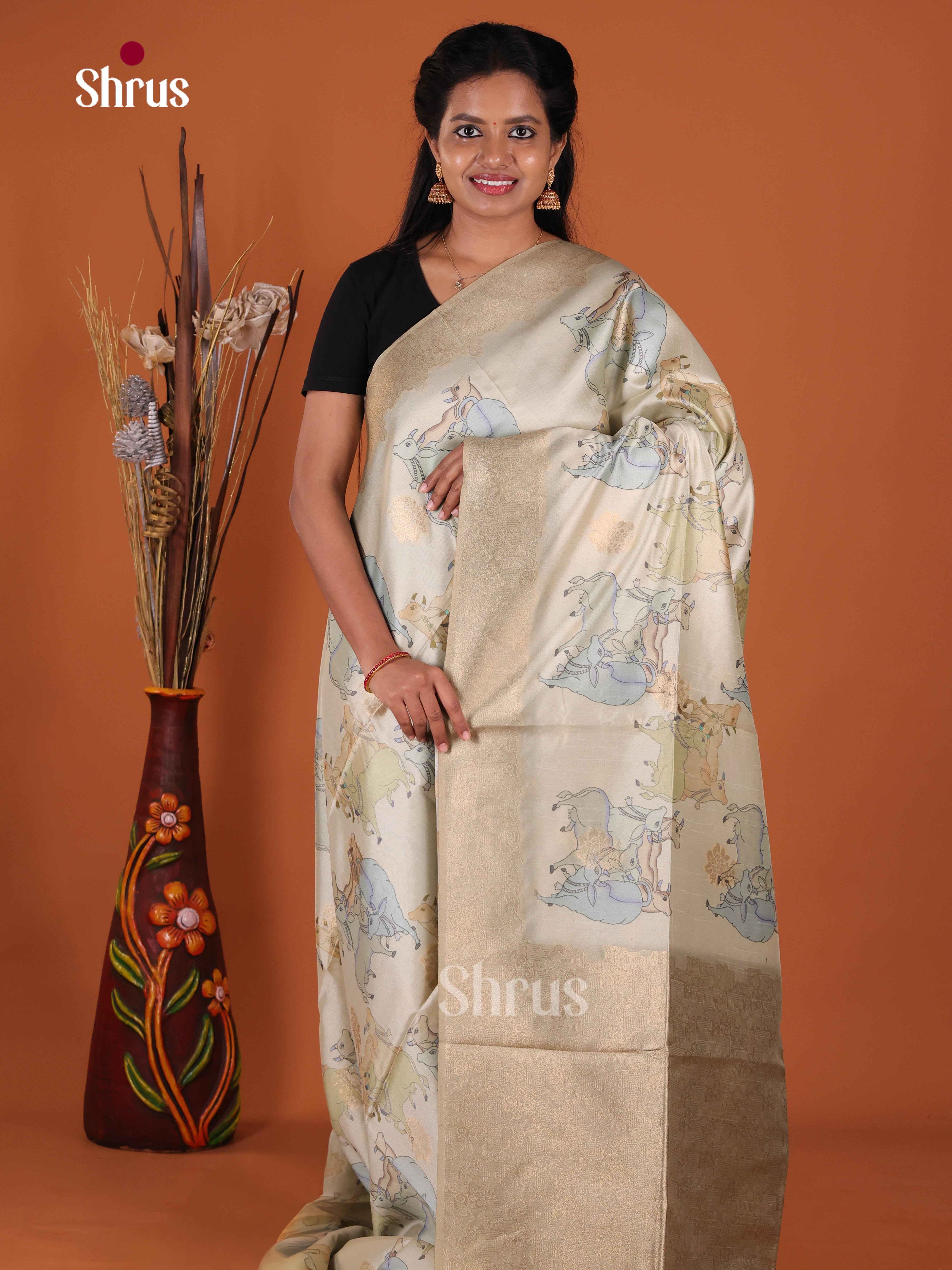 DJS10636 - Semi Jute Saree