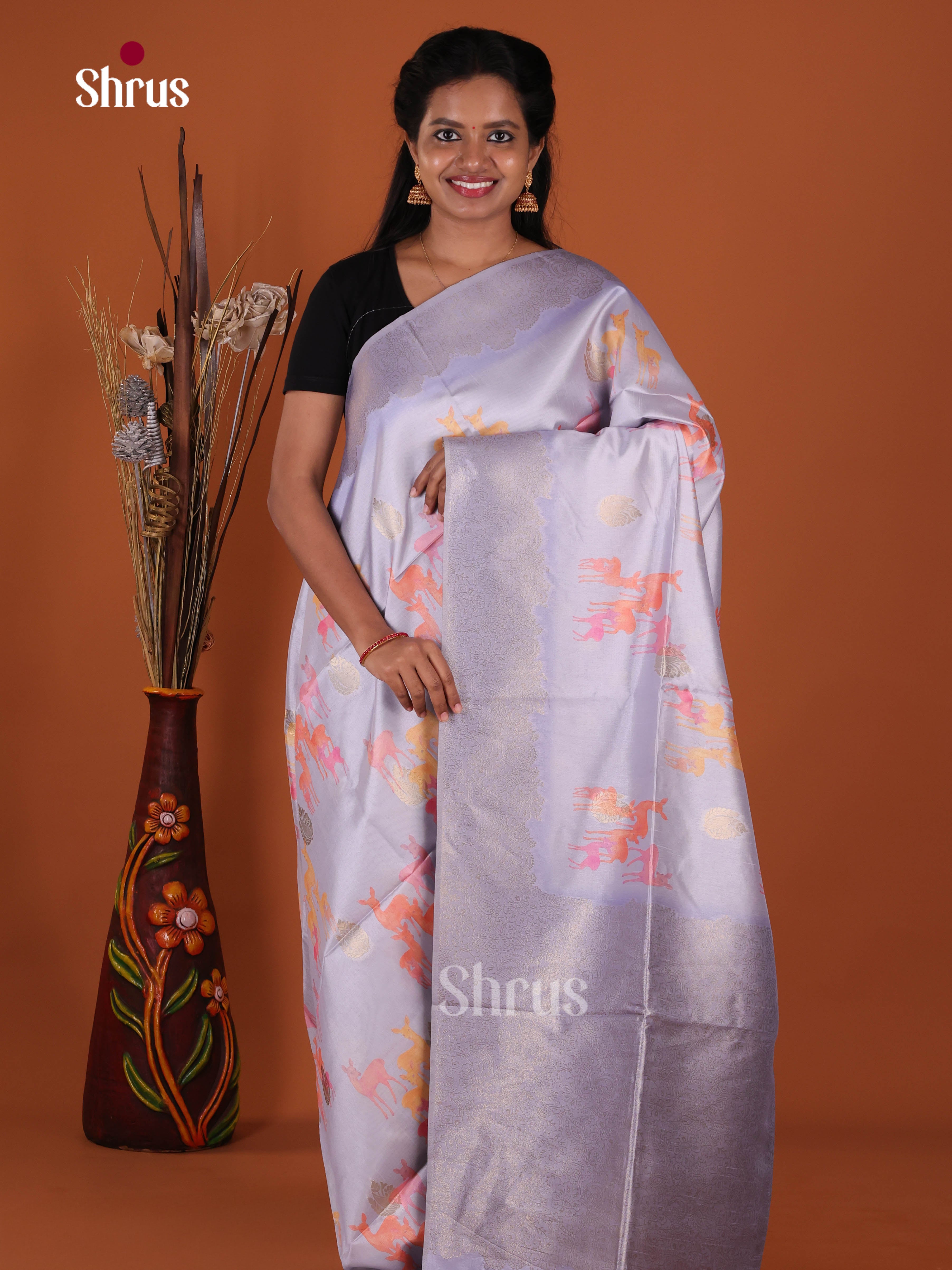 DJS10639 - Semi Jute Saree