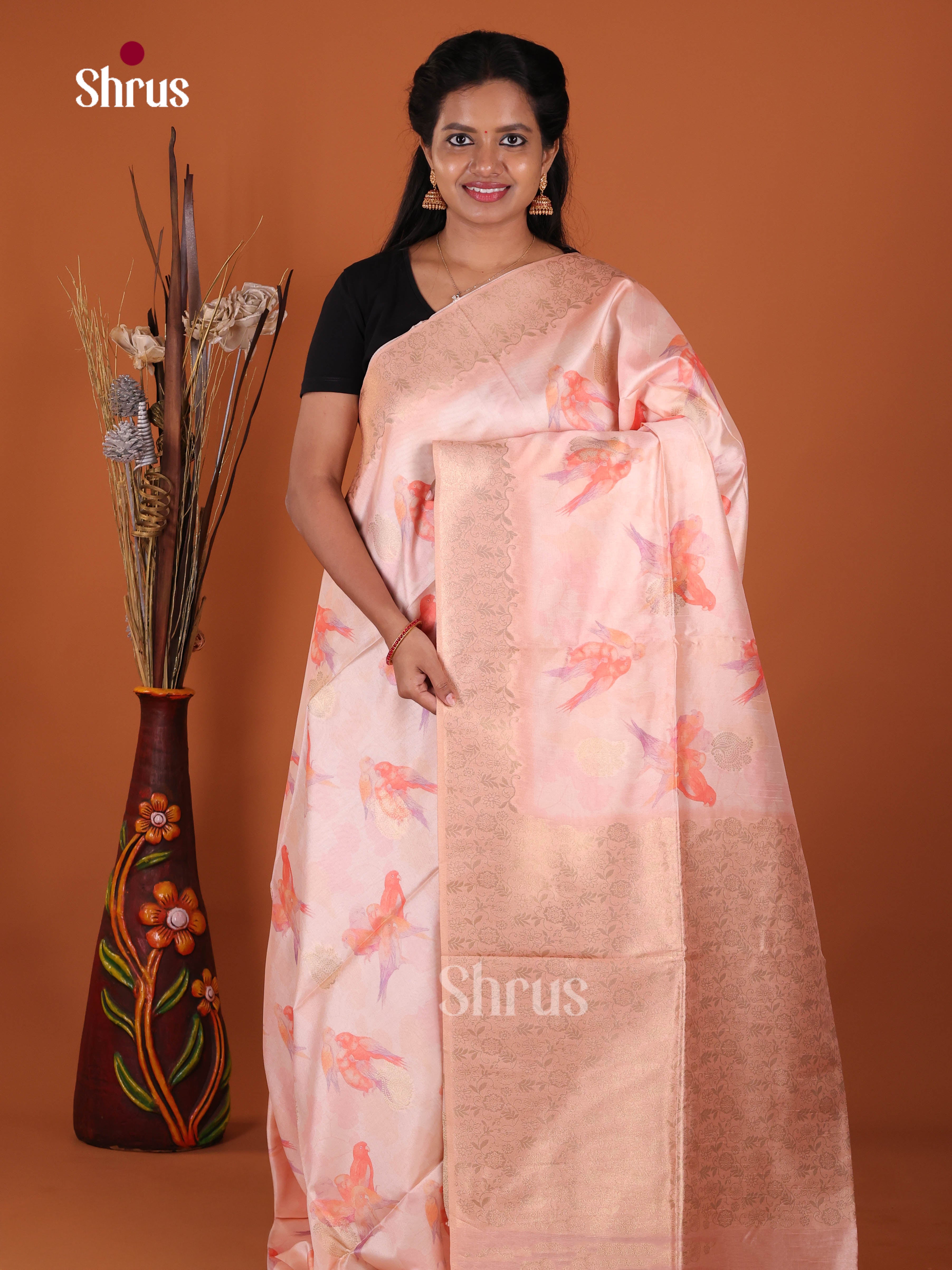 DJS10644 - Semi Jute Saree