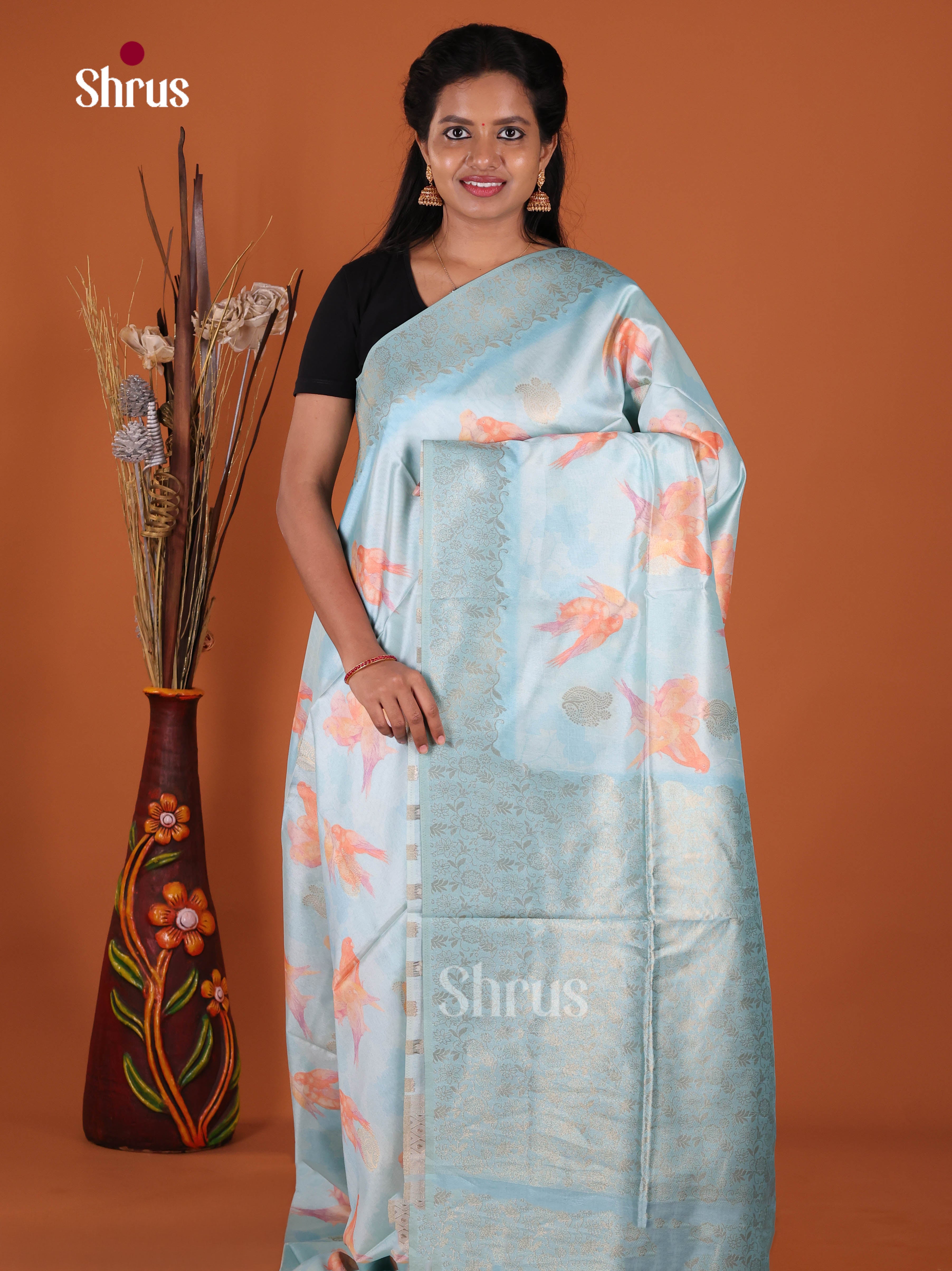 DJS10646 - Semi Jute Saree