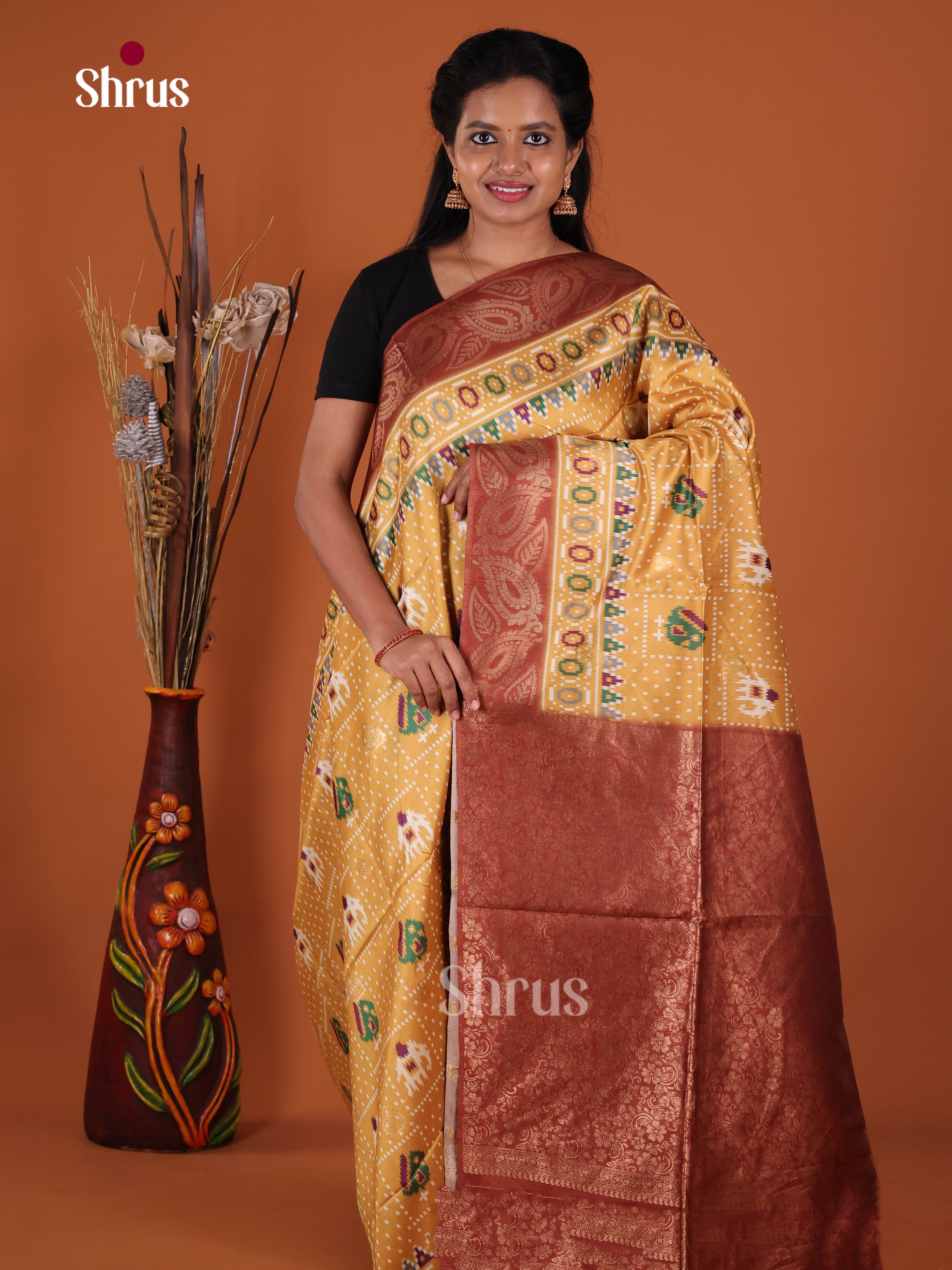 DJS10666 - Semi Jute Saree