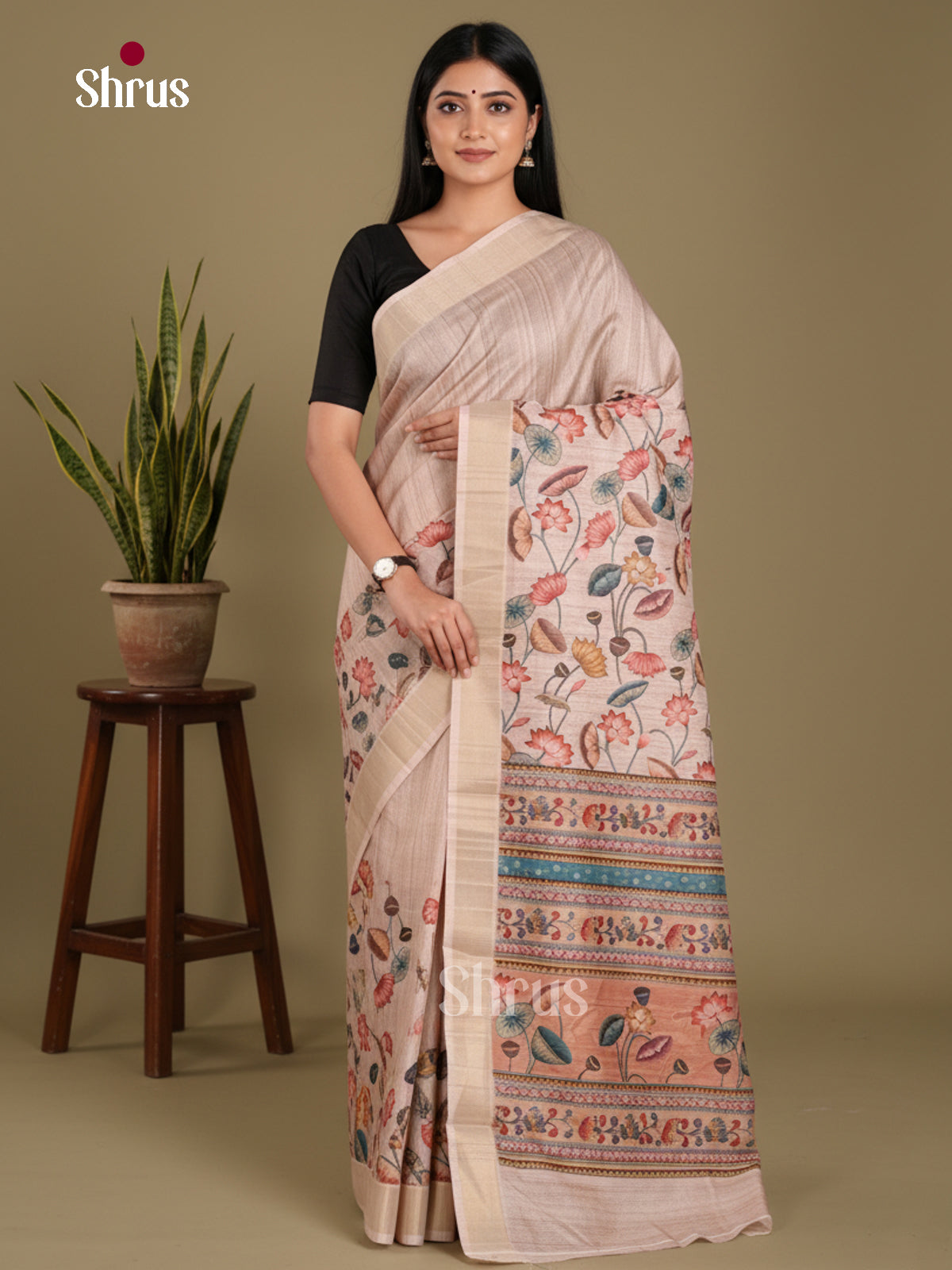 DJS11013 - Semi Gicha Saree