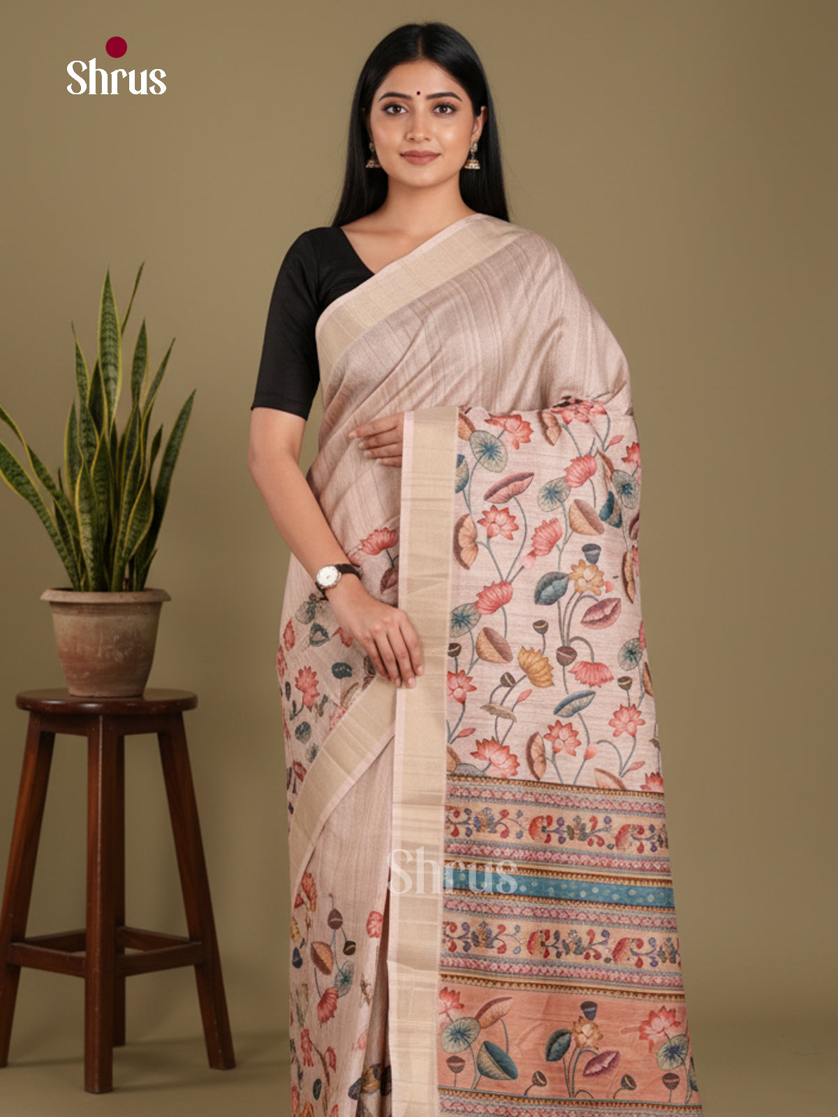 DJS11013 - Semi Gicha Saree