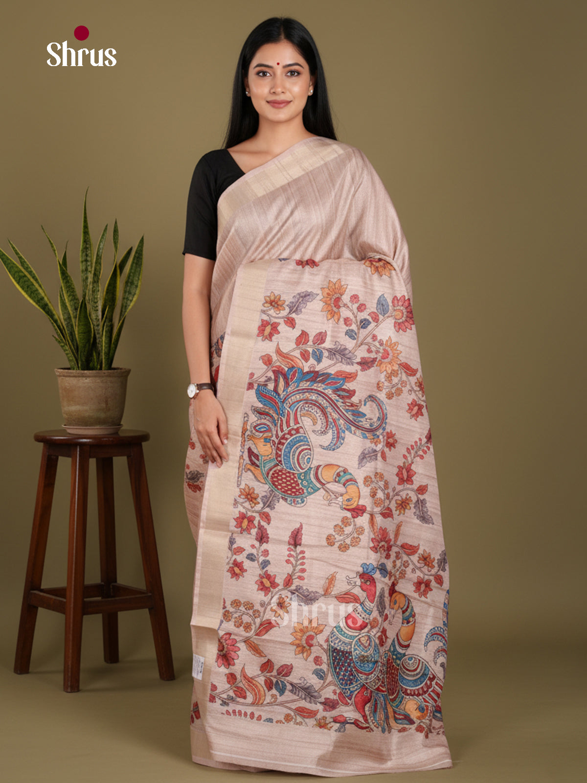 DJS11023 - Semi Gicha Saree