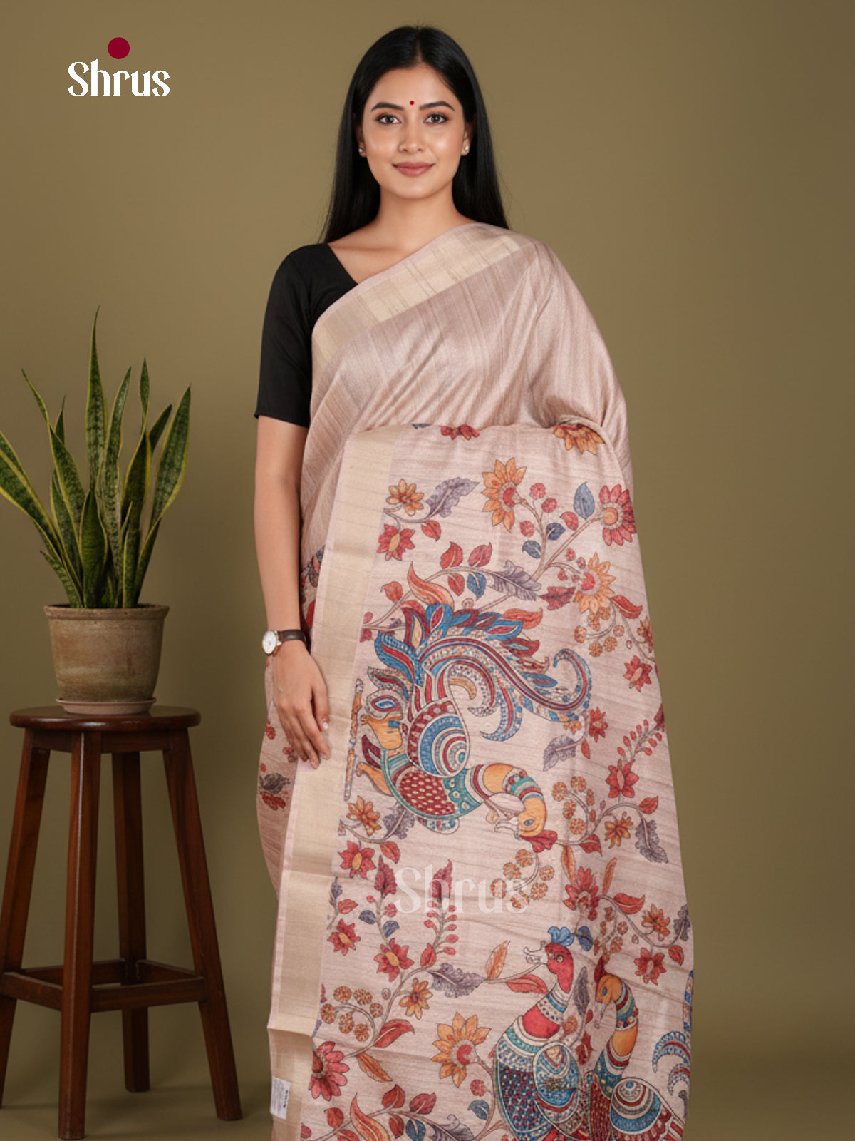 DJS11023 - Semi Gicha Saree