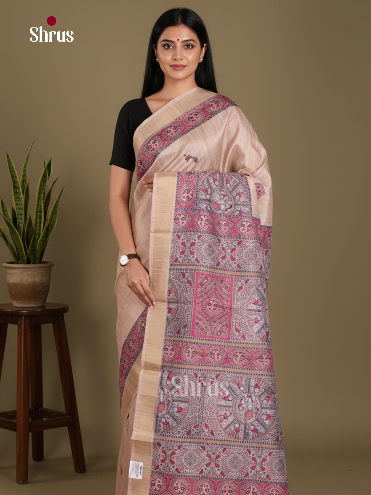DJS11032 - Semi Gicha Saree
