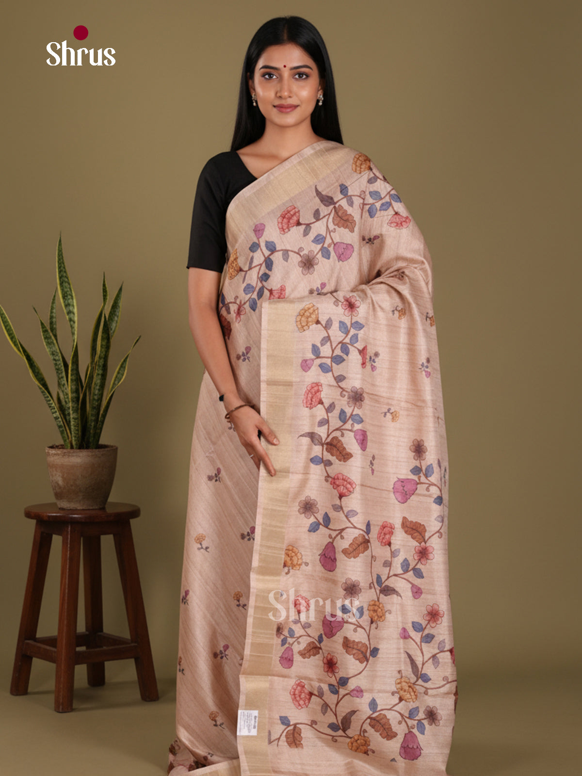 DJS11033 - Semi Gicha Saree
