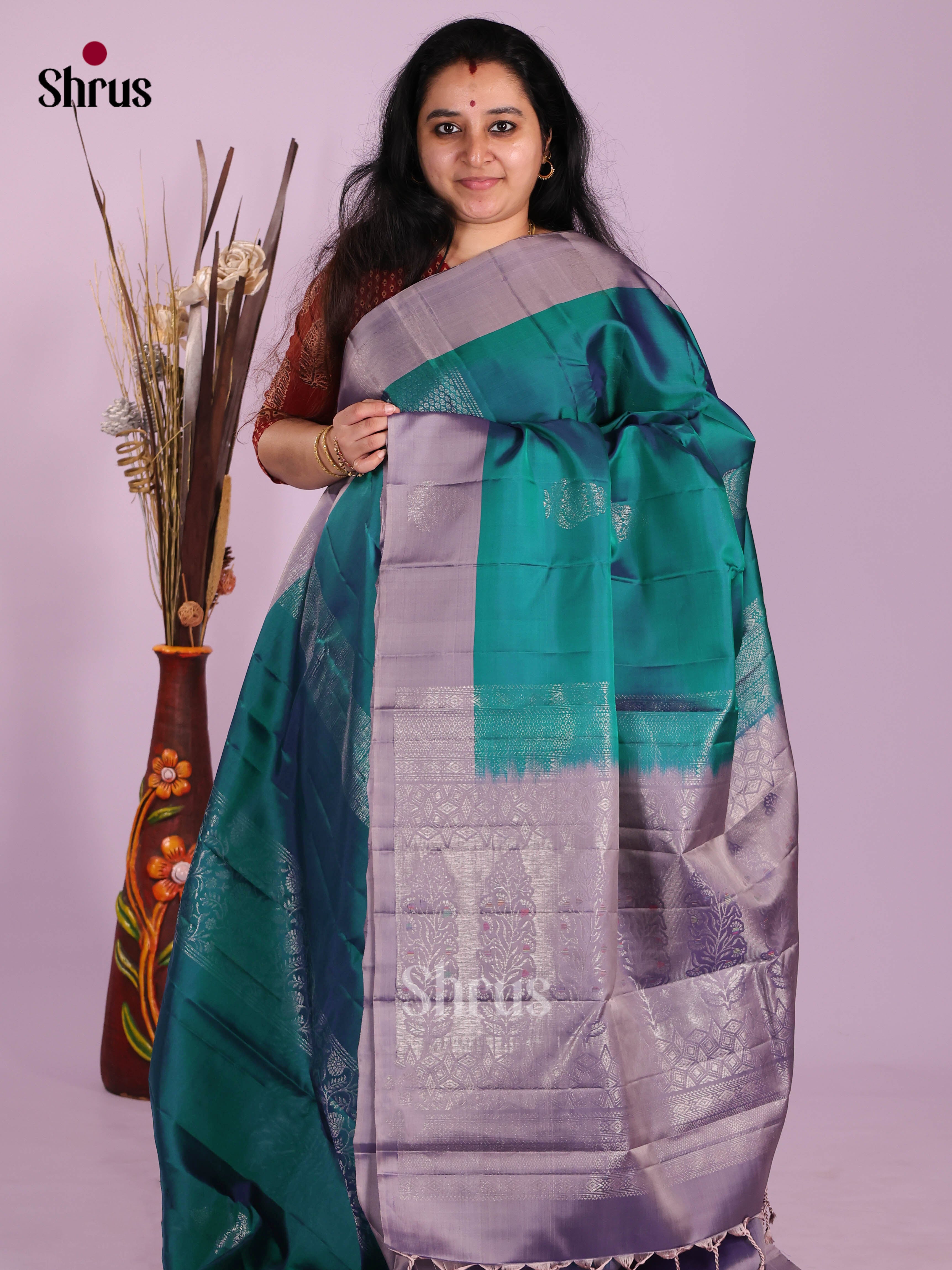 DJS11120 - Softsilk-halfpure Saree - Shop on Shrus.com