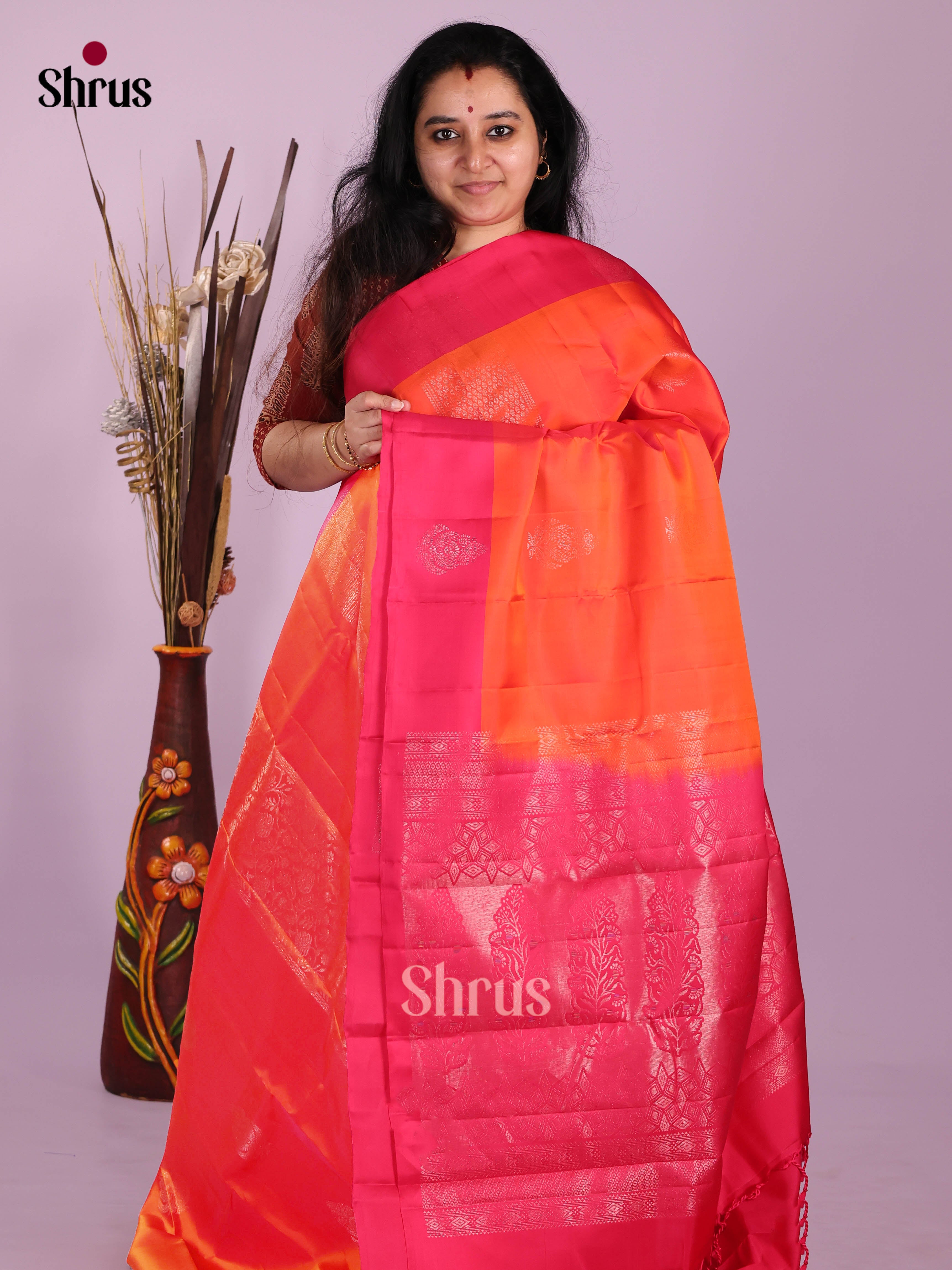 DJS11124 - Softsilk-halfpure Saree