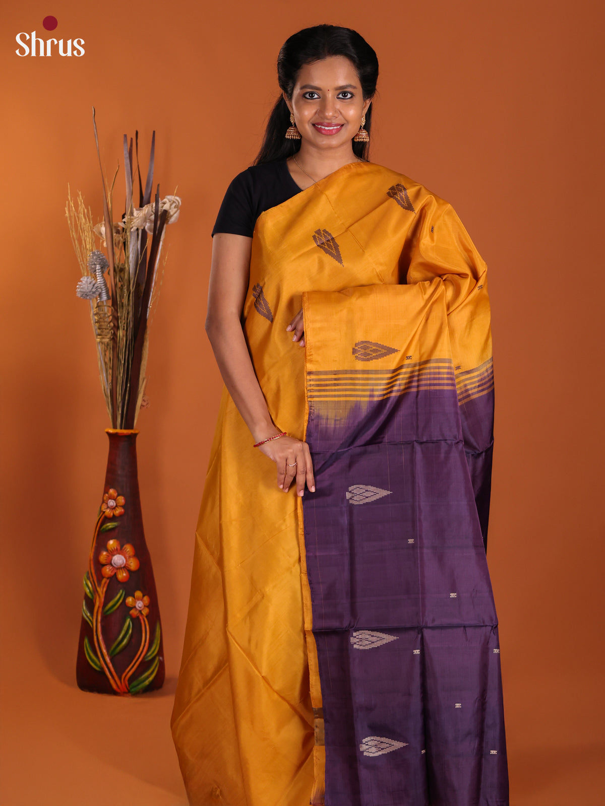 DJS13035 - Banana Pith Saree - Shop on Shrus.com