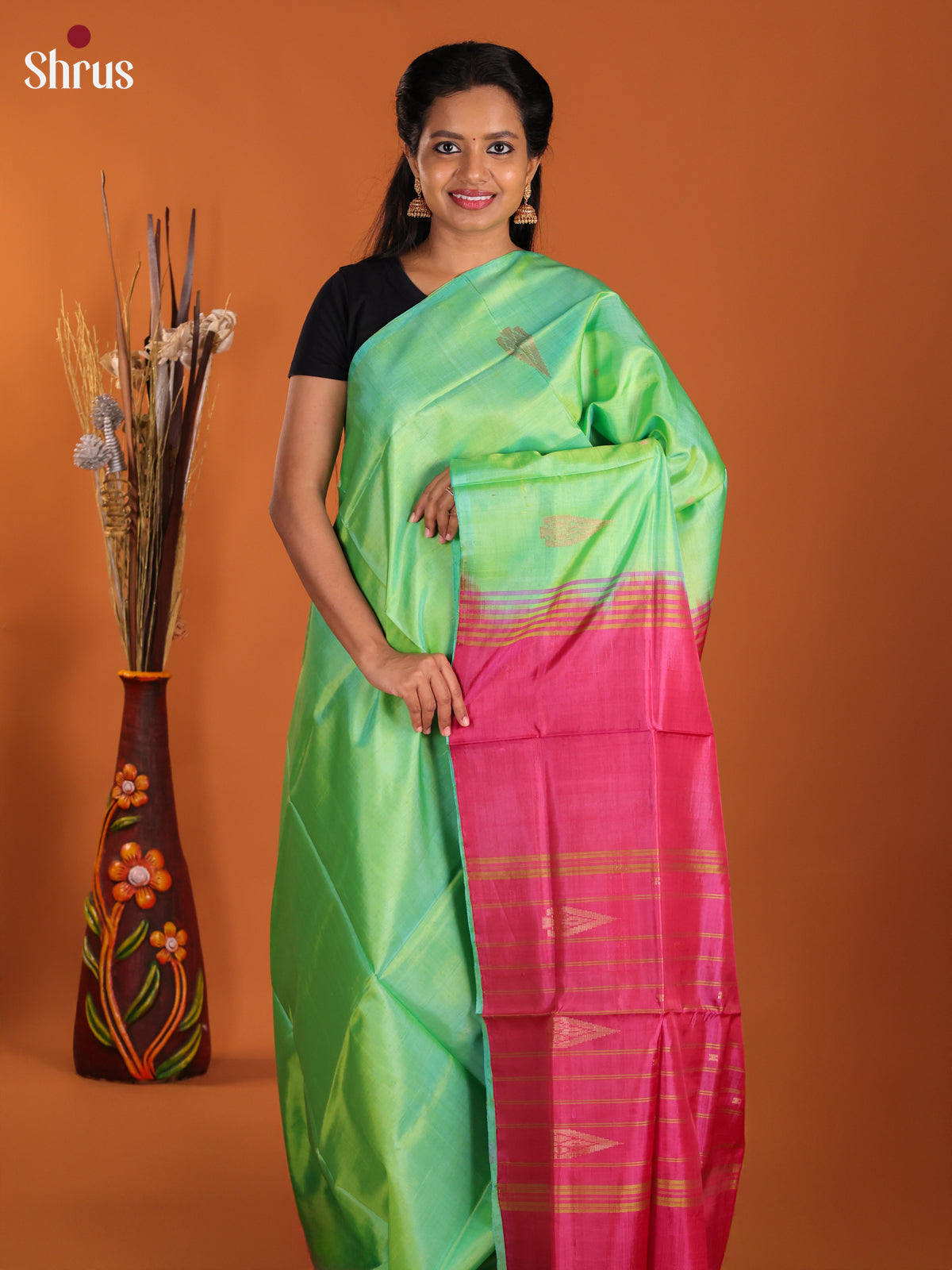 DJS13037 - Banana Pith Saree - Shop on Shrus.com