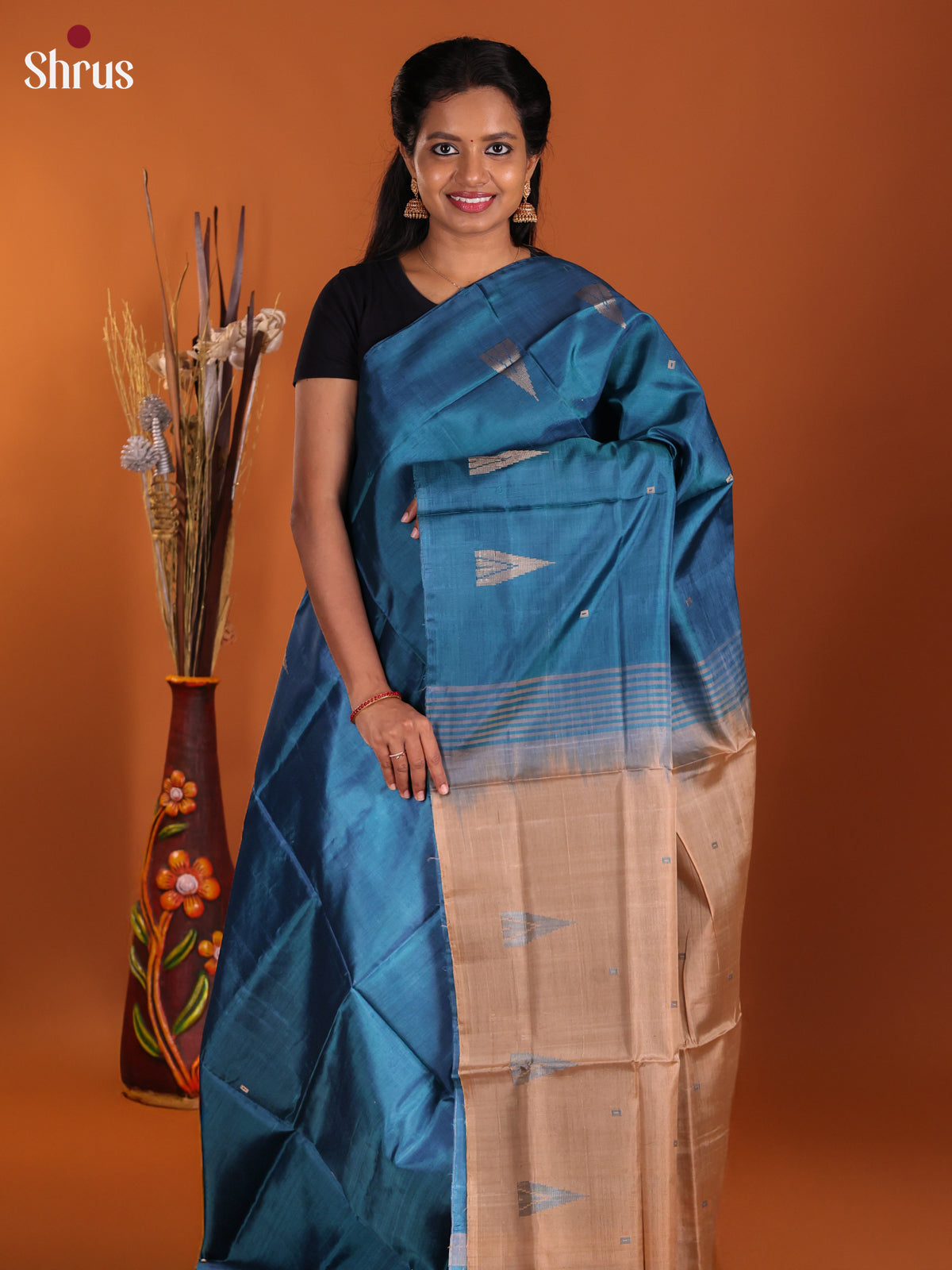DJS13043 - Banana Pith Saree - Shop on Shrus.com