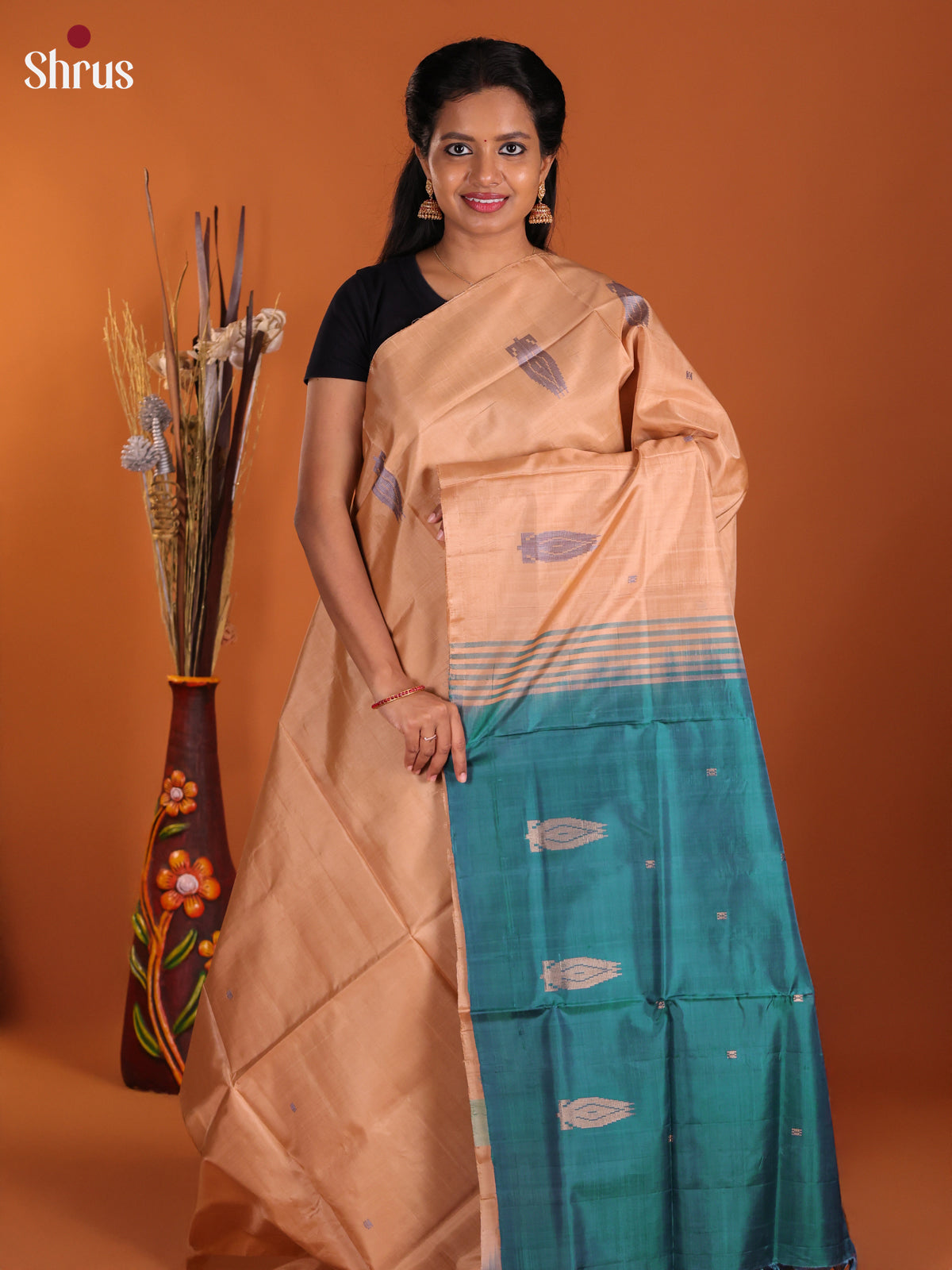 DJS13051 - Banana Pith Saree - Shop on Shrus.com