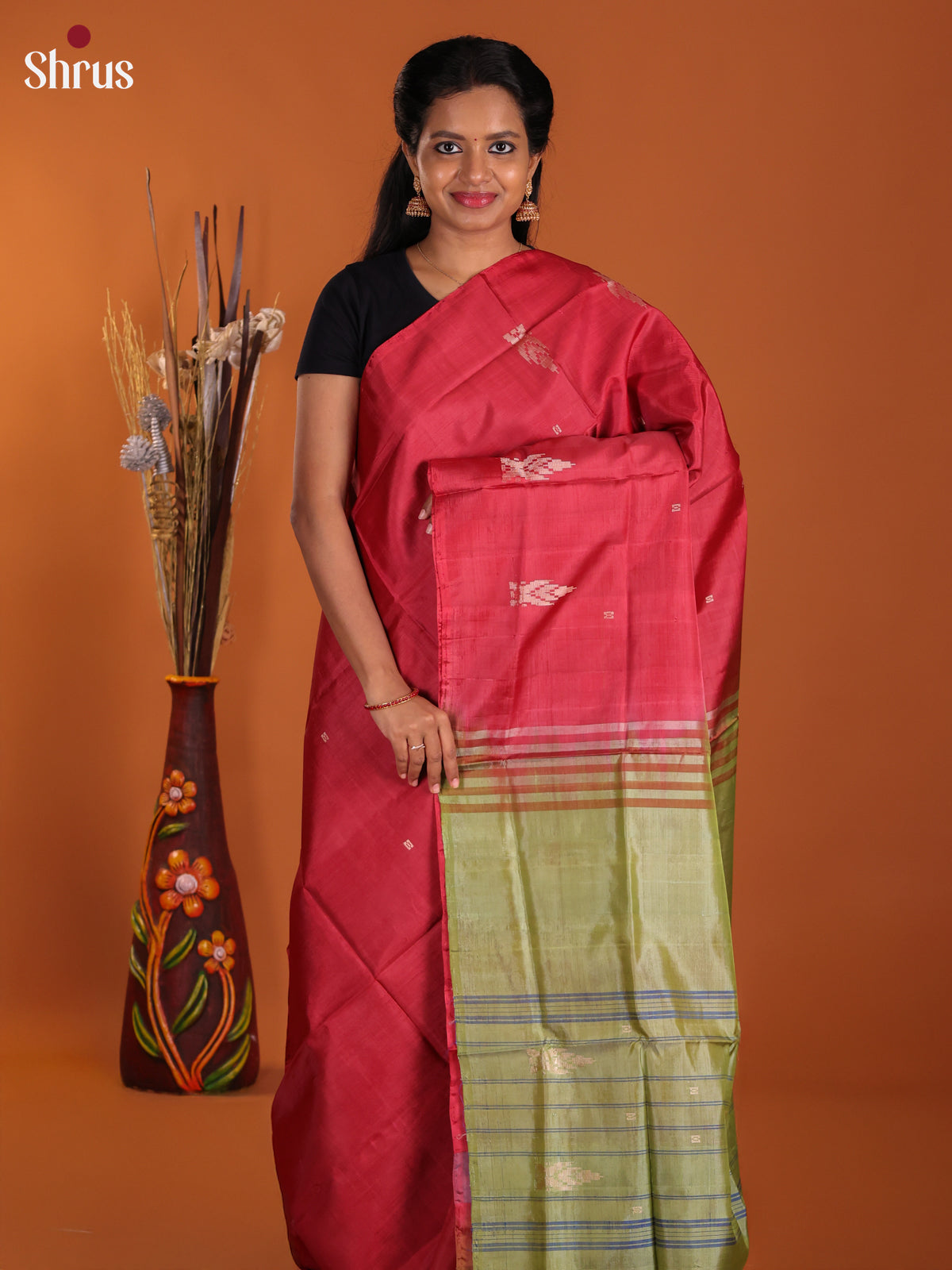 DJS13056 - Banana Pith Saree - Shop on Shrus.com