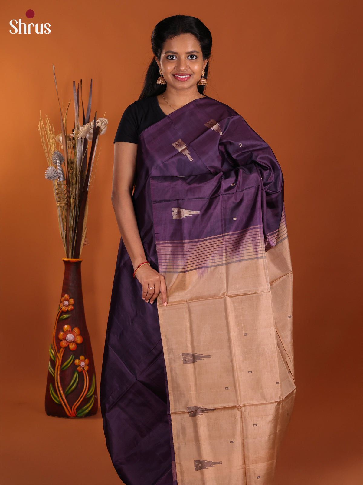 DJS13100 - Banana Pith Saree - Shop on Shrus.com
