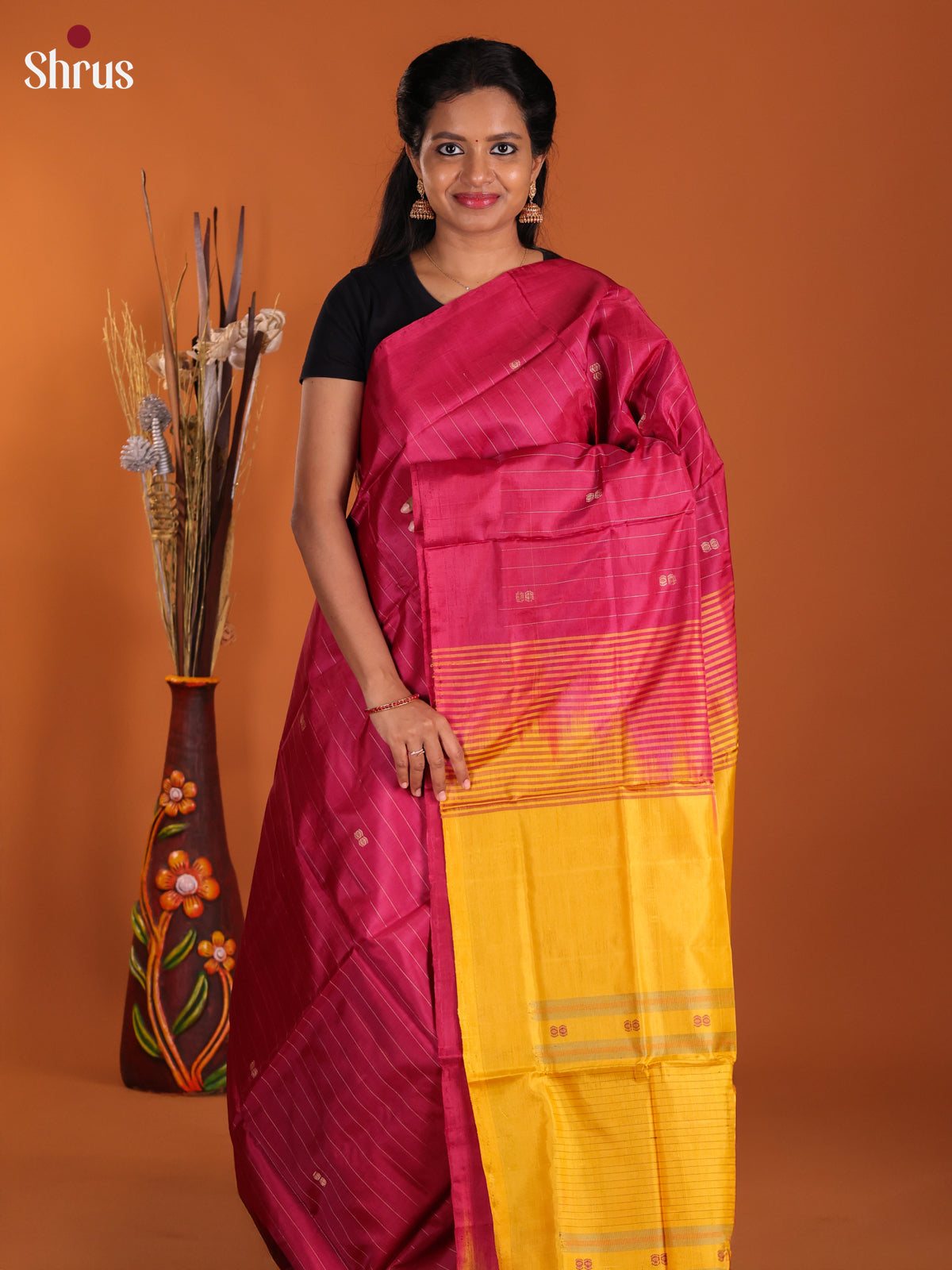 DJS13112 - Banana Pith Saree - Shop on Shrus.com