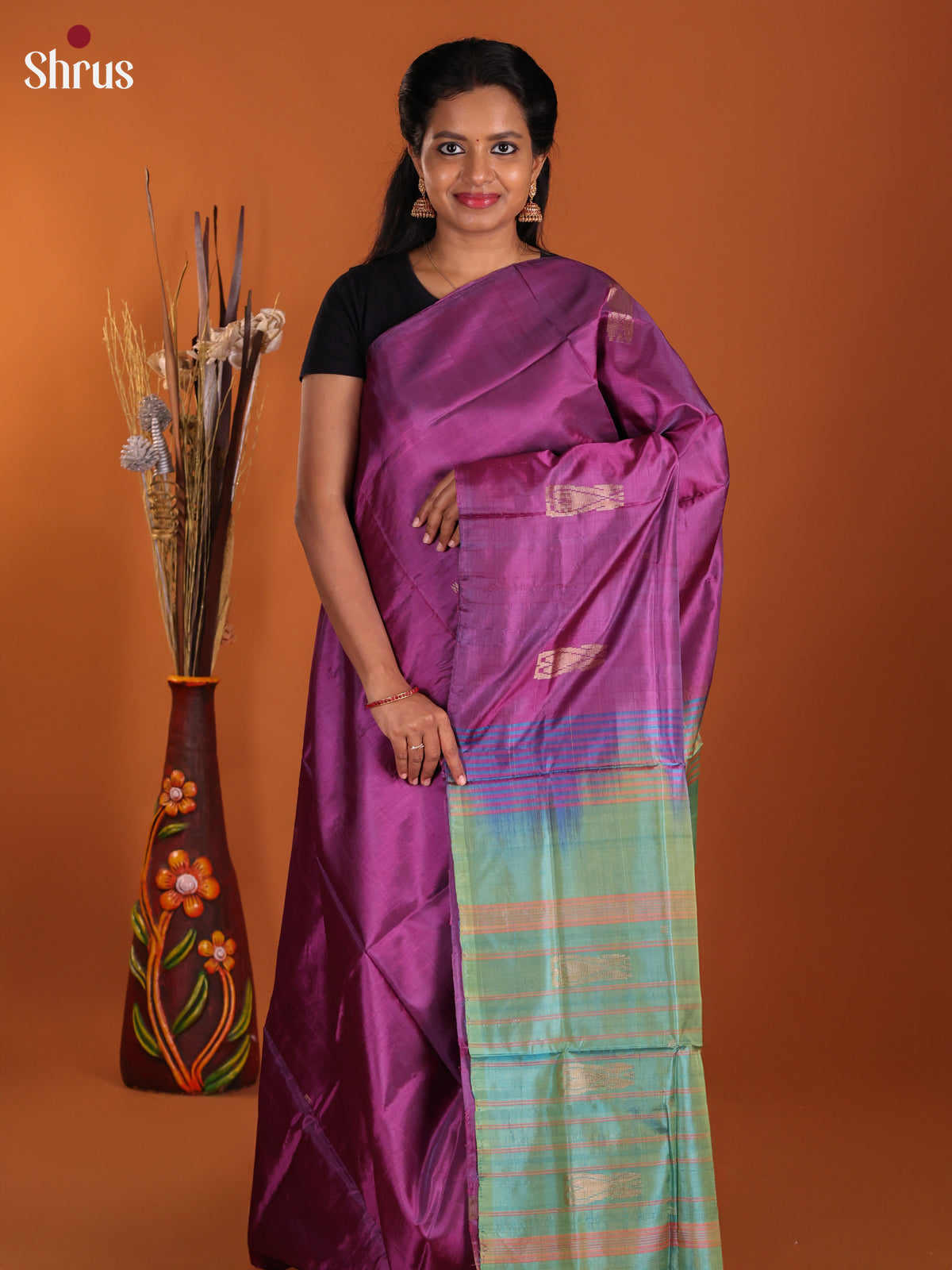 Vadamalli & Green - Banana Pith Saree