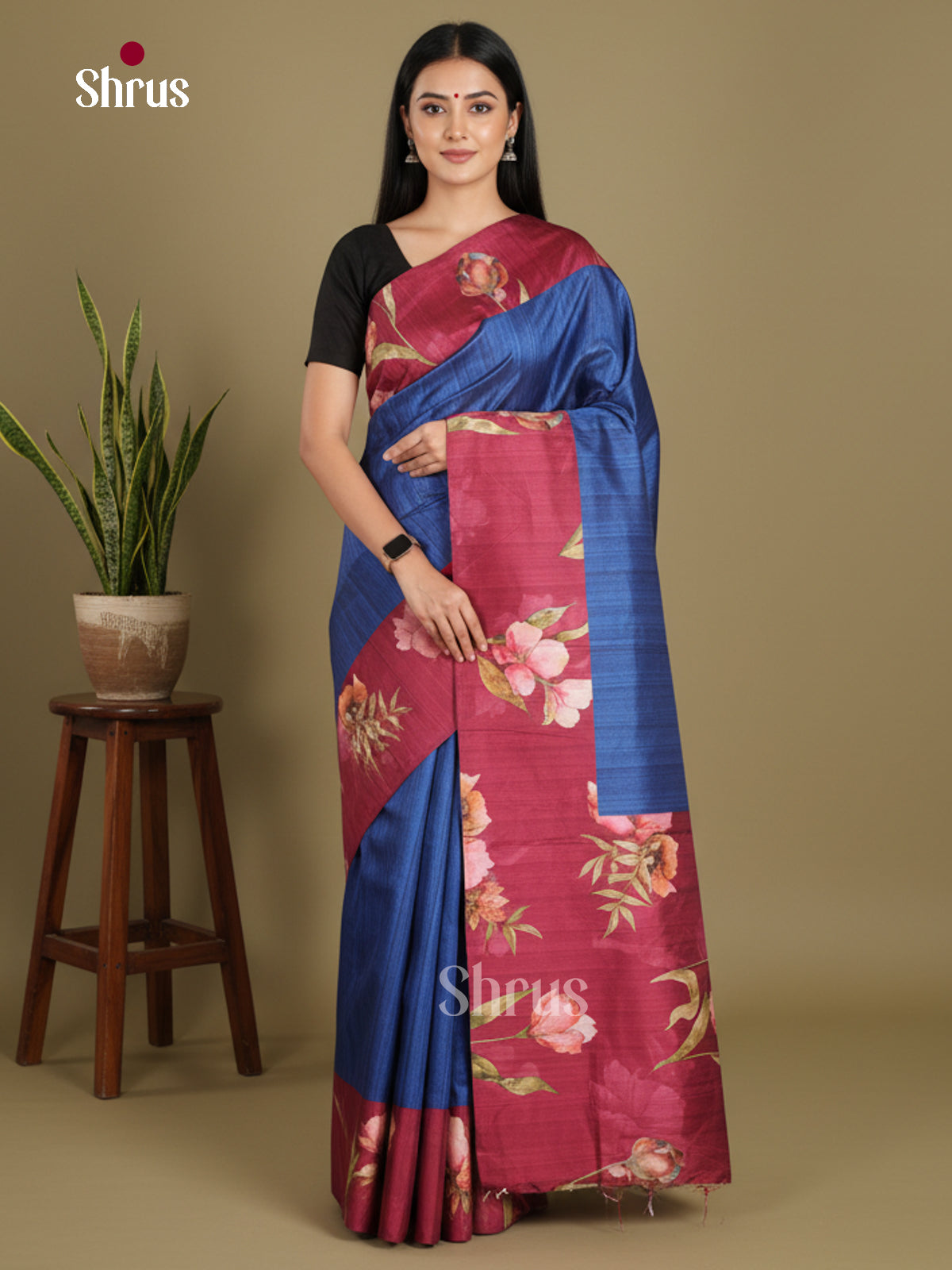 DJS13127 - Butter silk Saree