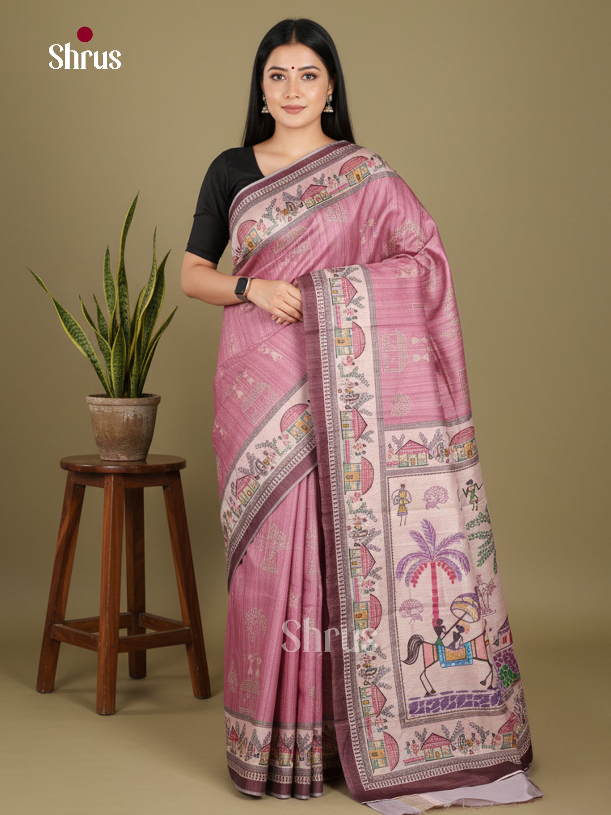 DJS13128 - Butter silk Saree