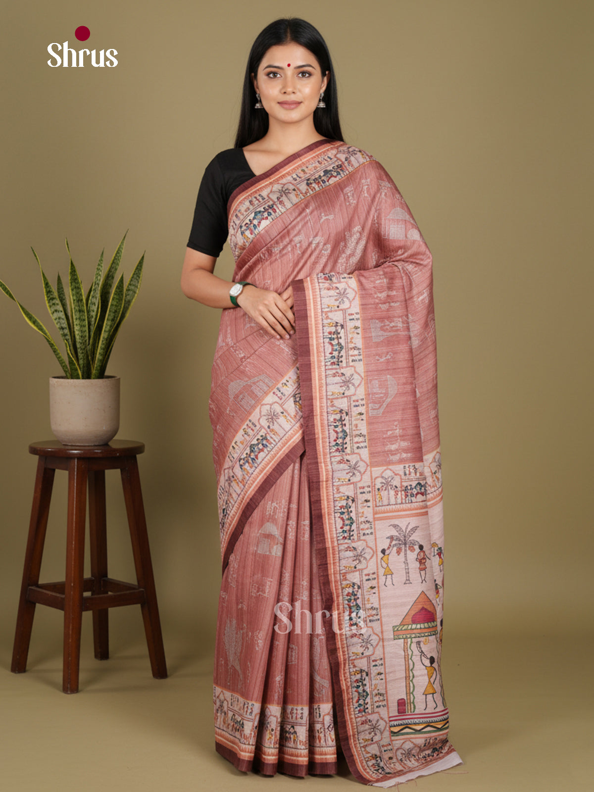 DJS13135 - Butter silk Saree