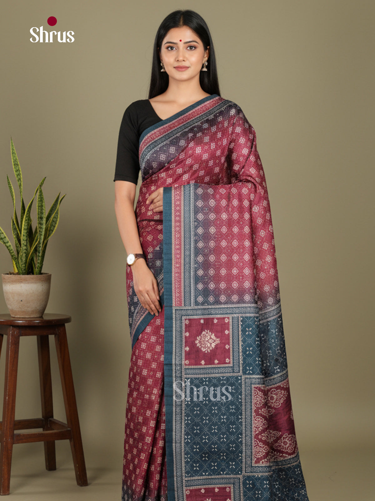 DJS13137 - Butter silk Saree
