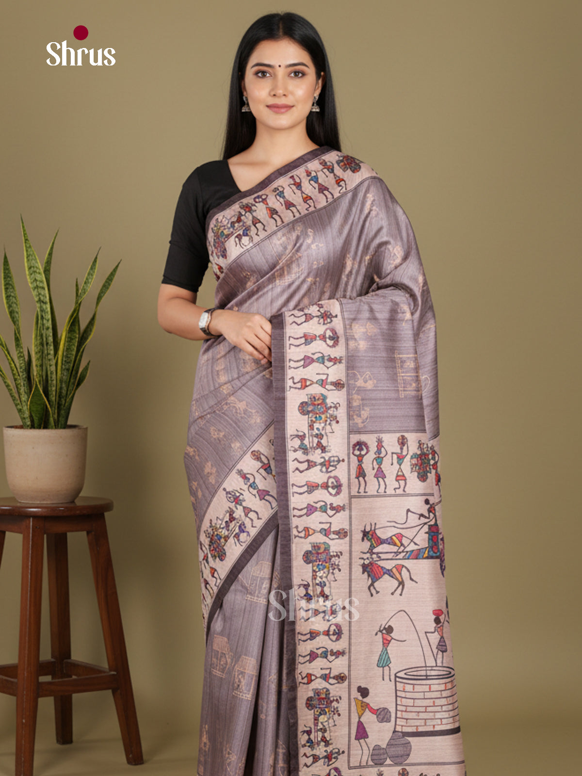 DJS13140 - Butter silk Saree