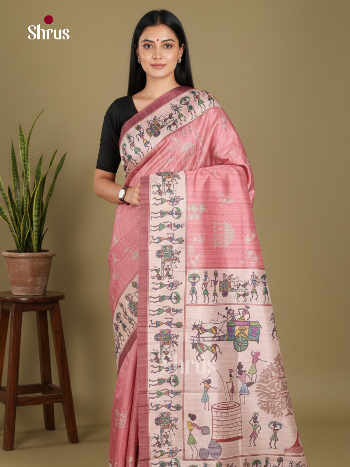 DJS13141 - Butter silk Saree