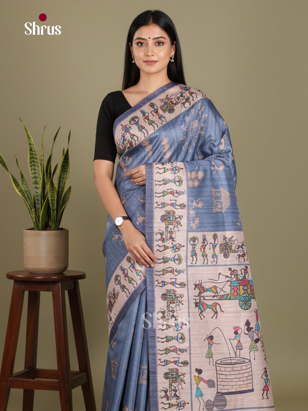 DJS13142 - Butter silk Saree