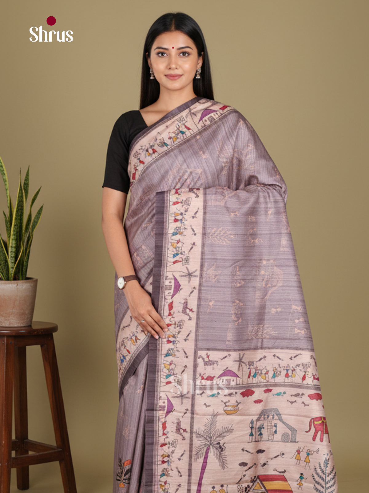 DJS13144 - Butter silk Saree