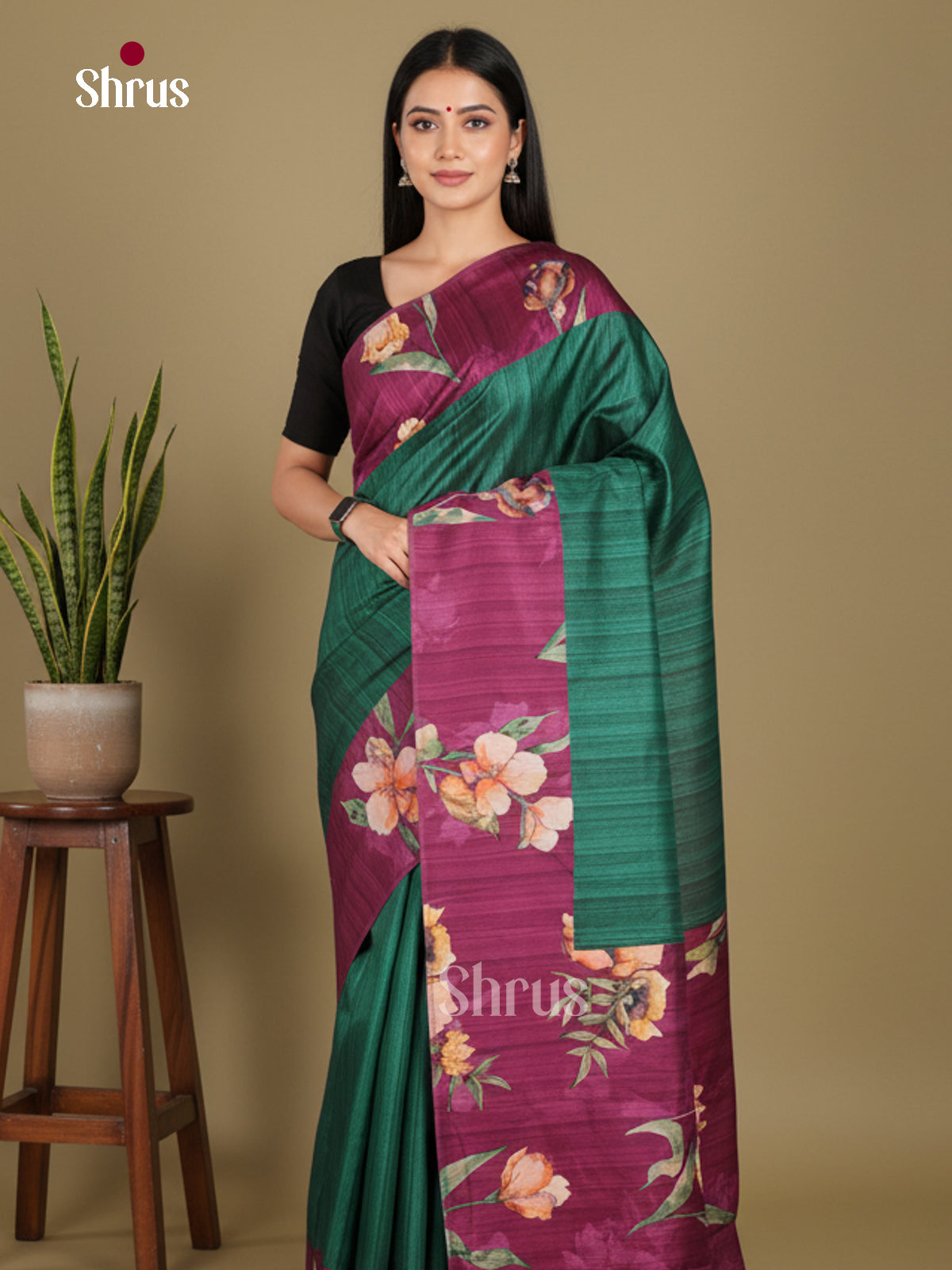 DJS13146 - Butter silk Saree
