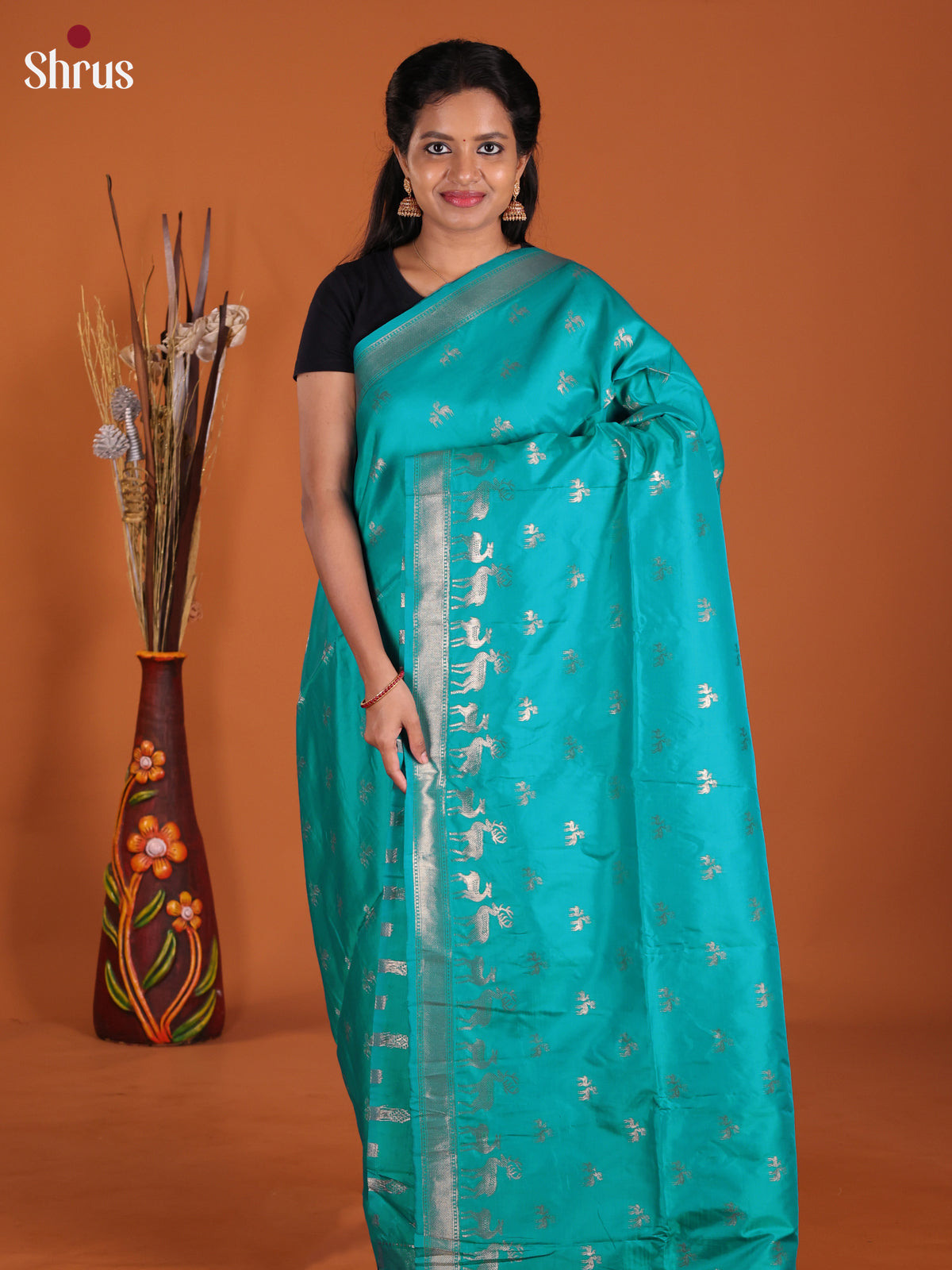 DJS13152 - Semi Softsilk Saree