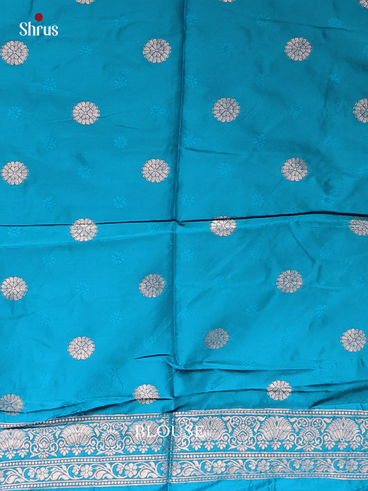 Blue - Semi Softsilk Saree