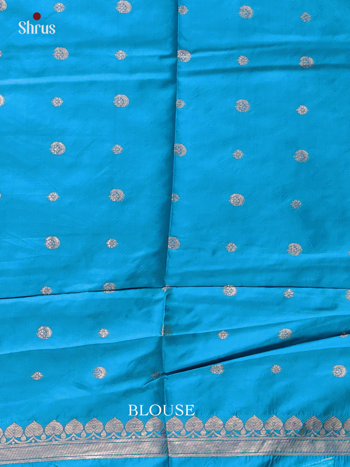 Blue- Semi Softsilk Saree