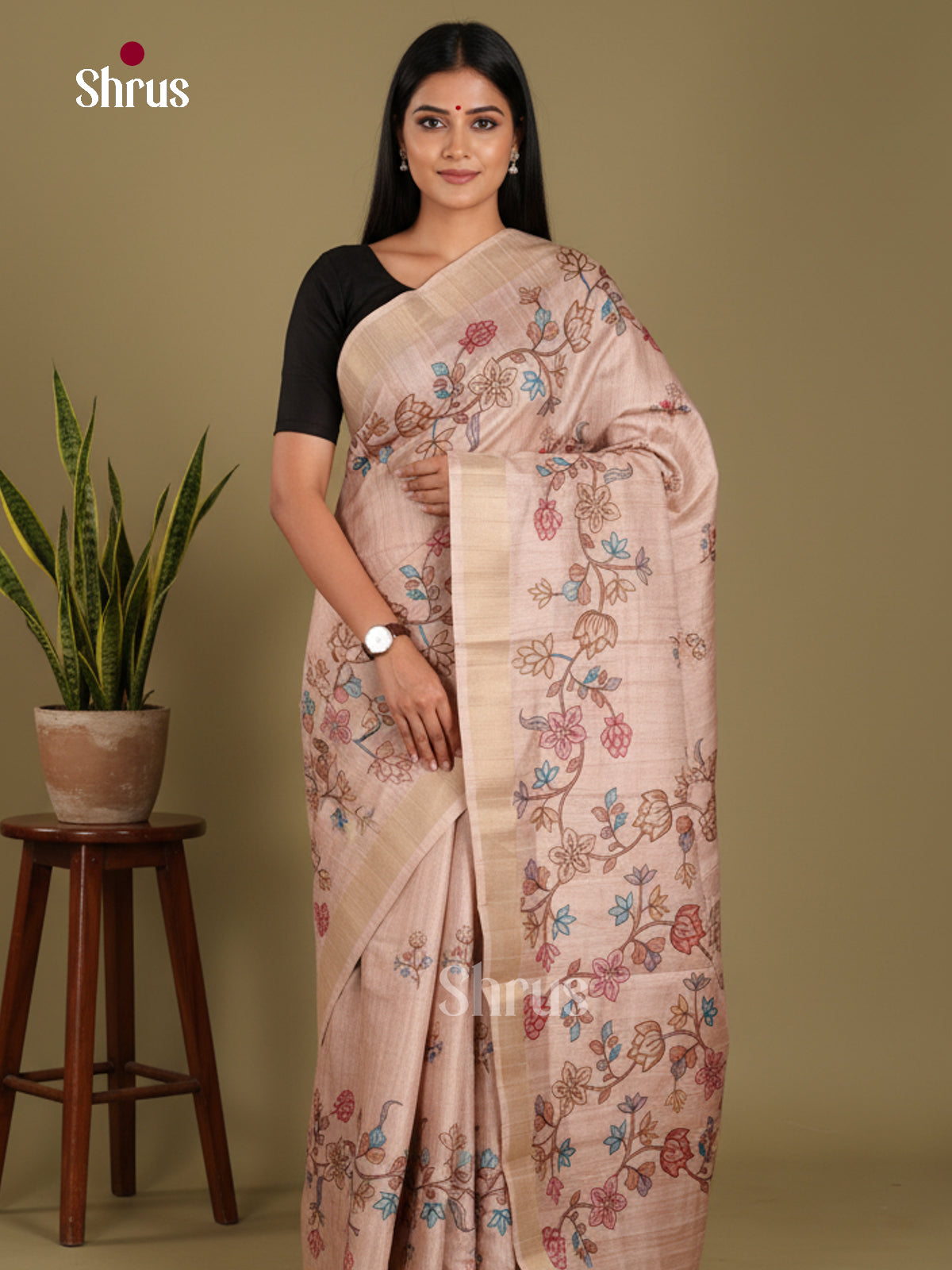 DJS13203 - Semi Gicha Saree