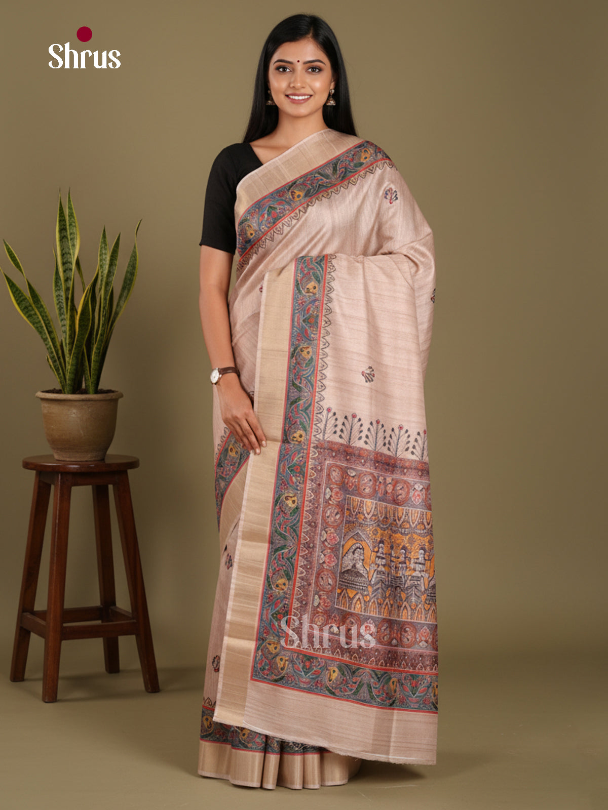 DJS13209 - Semi Gicha Saree