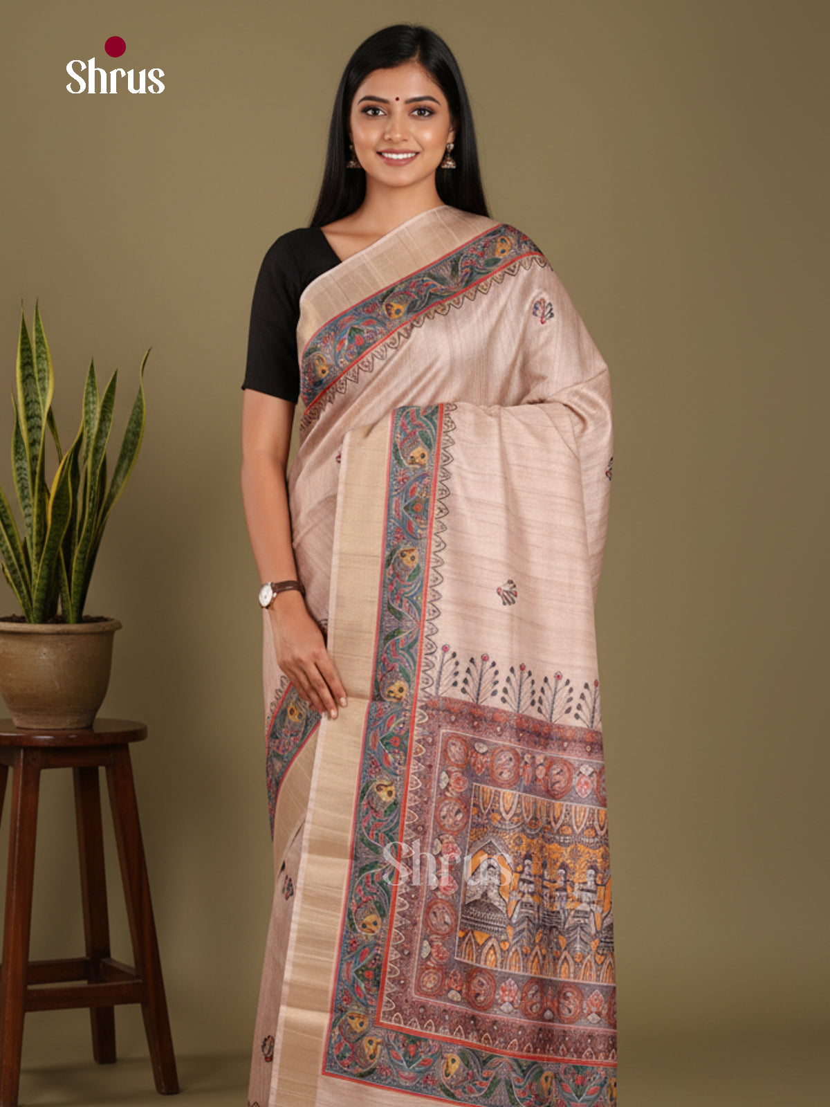 DJS13209 - Semi Gicha Saree
