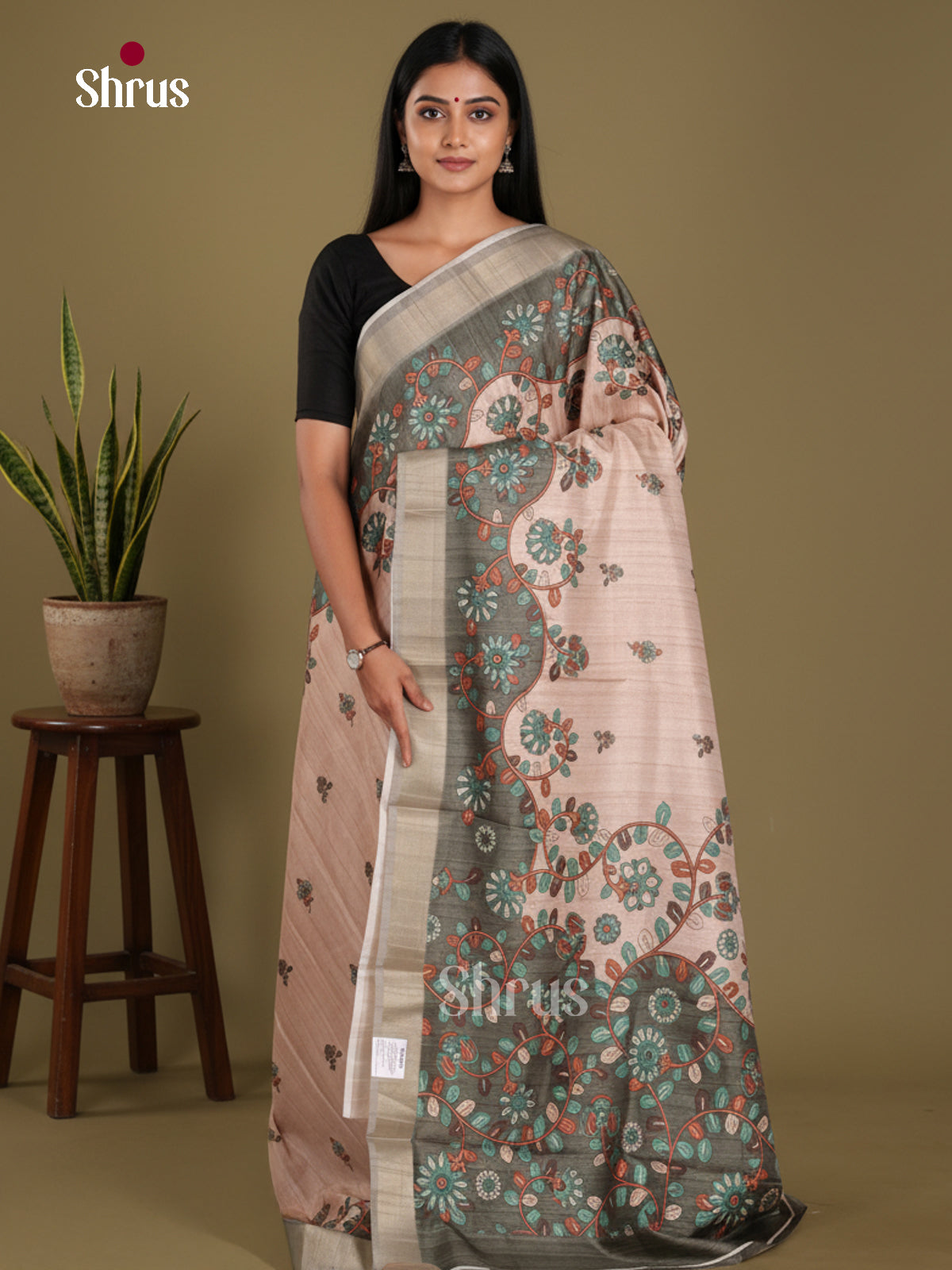 DJS13213 - Semi Gicha Saree