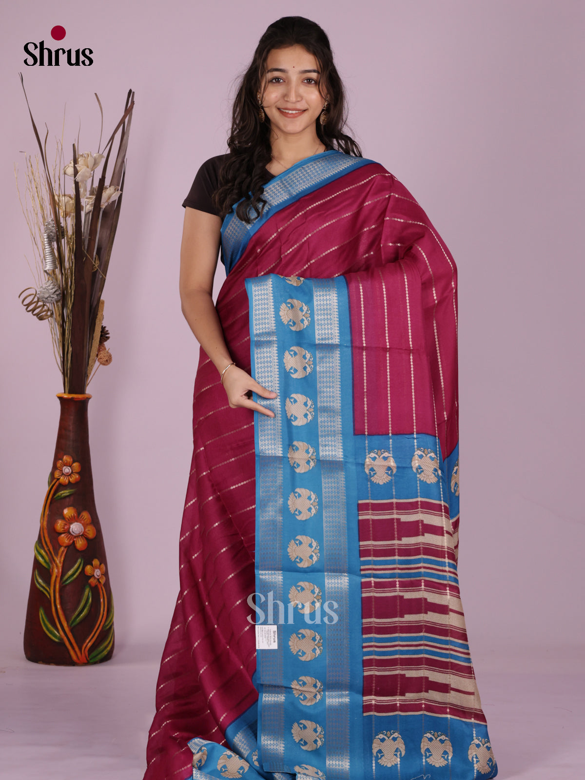 DJS13223 - Semi Mysoresilk Saree