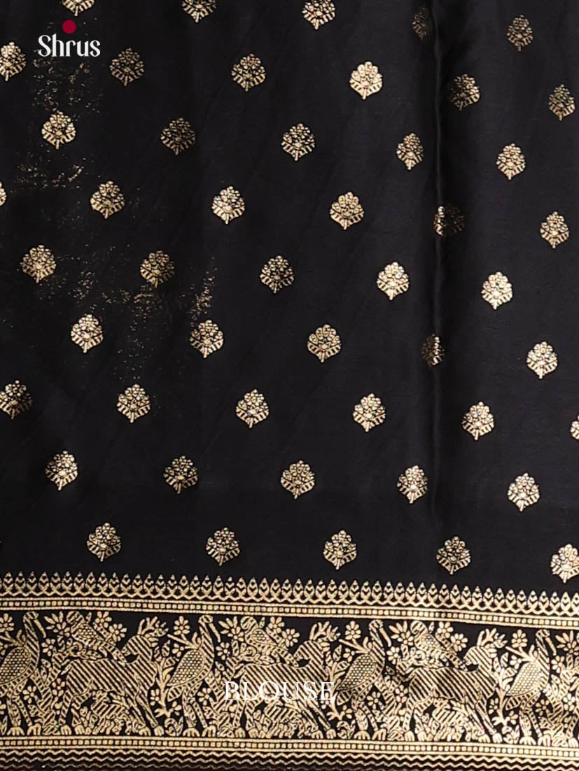 Red & Black - Semi Modal Saree