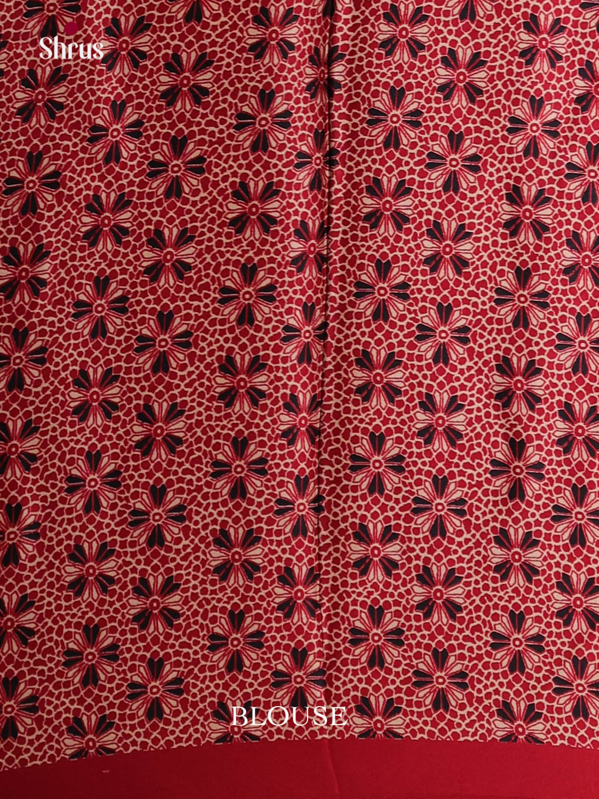 Black & Red - Semi Modal Saree